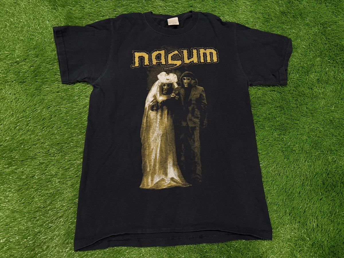 Band Tees Vintage 2000s Y2K Nasum Inhale/Exhale Metal Band Shirt Size US S / EU 44-46 / 1 - 1 Thumbnail