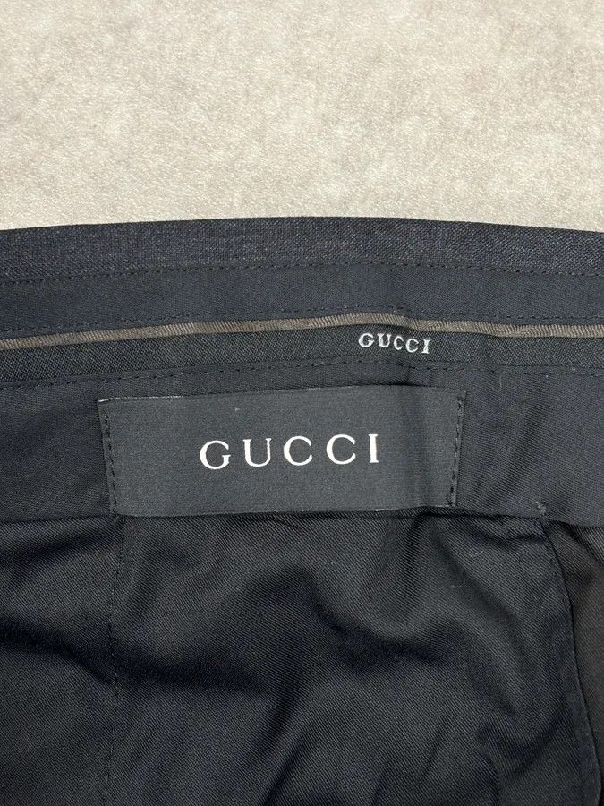 Gucci 2000s Gucci Black Classy Tailored Pants Size US 38 / EU 54 - 12 Thumbnail