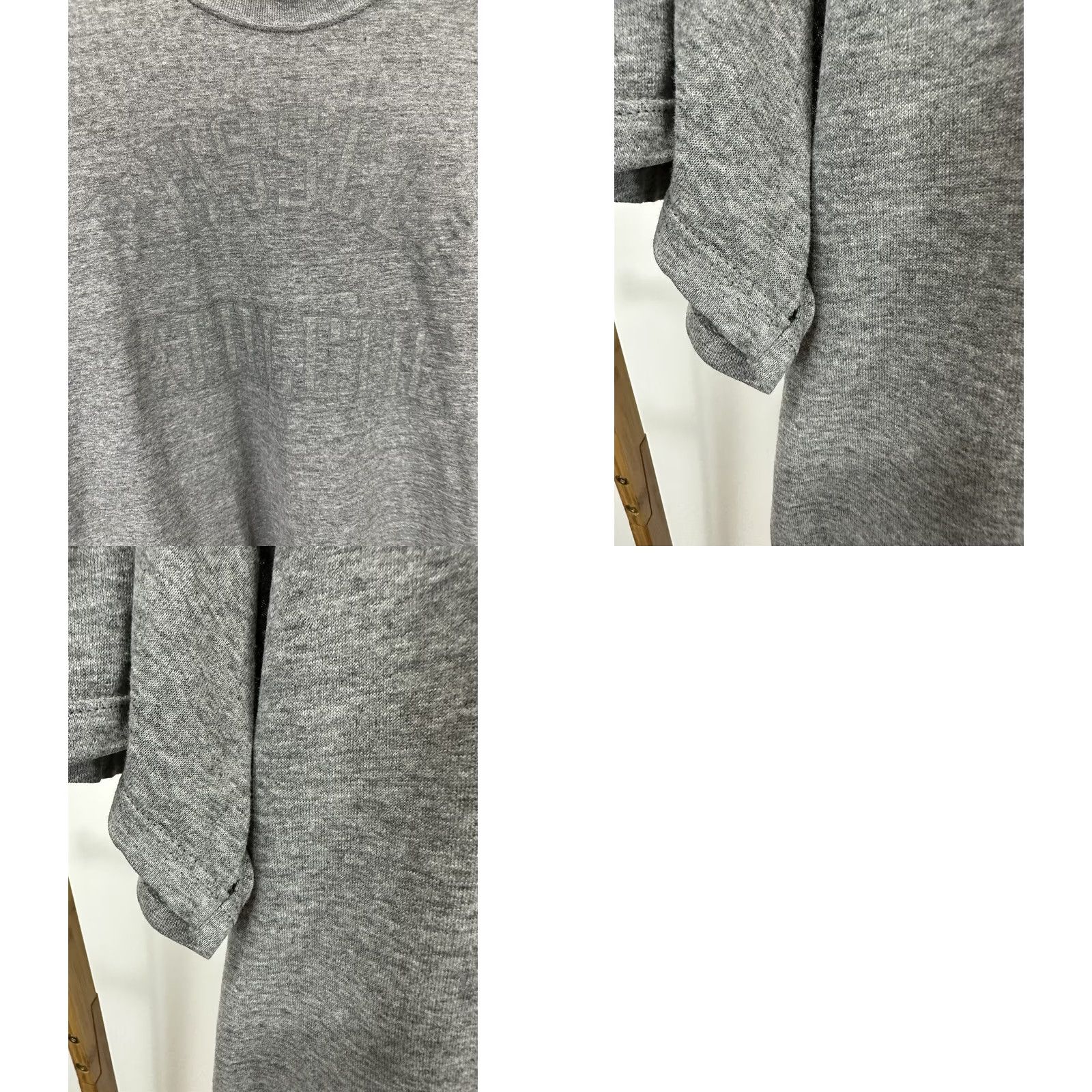 Russell Athletic VTG 80s Russell Athletic T-Shirt WIP 50/50 Gray Size L Mens Short Sleeve Shirt Shirt Grunge Work Vintage 80s Size US L / EU 52-54 / 3 - 8 Thumbnail
