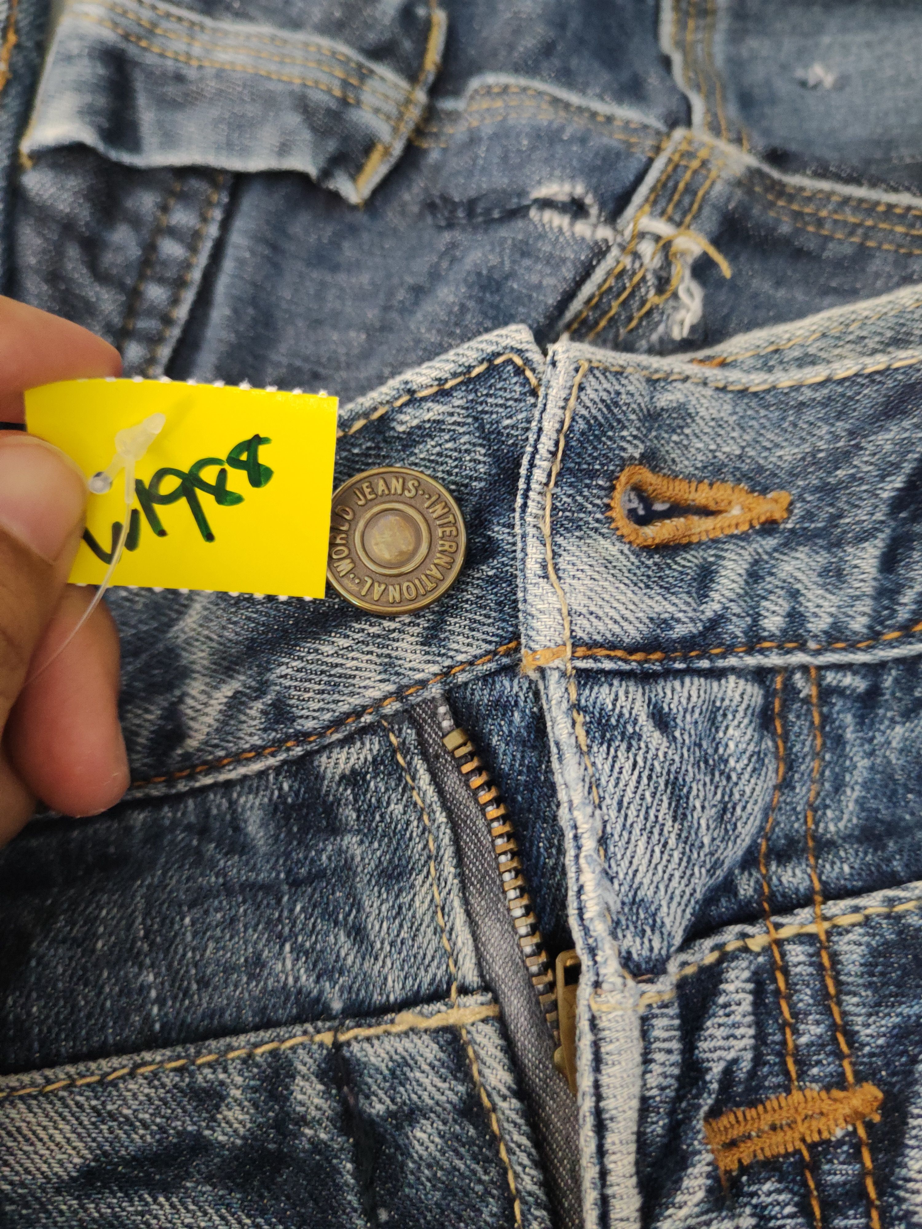Japanese Brand Sunlucas double waist Distressed denim Ripped Jeans #W1988 Size US 30 / EU 46 - 15 Thumbnail