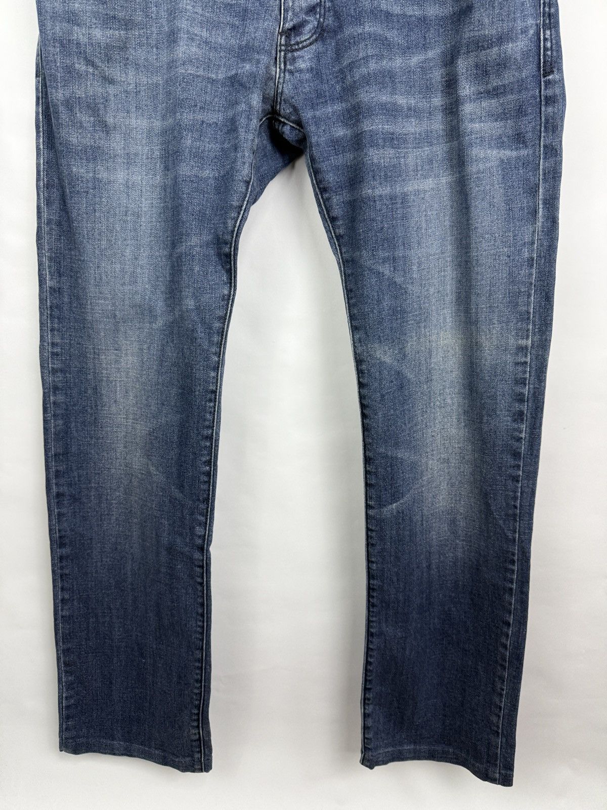 Armani 🇺🇸 Vintage 90s Armani Jeans J02 Extra Slim Fit Comfort Fabric Size US 34 / EU 50 - 5 Thumbnail