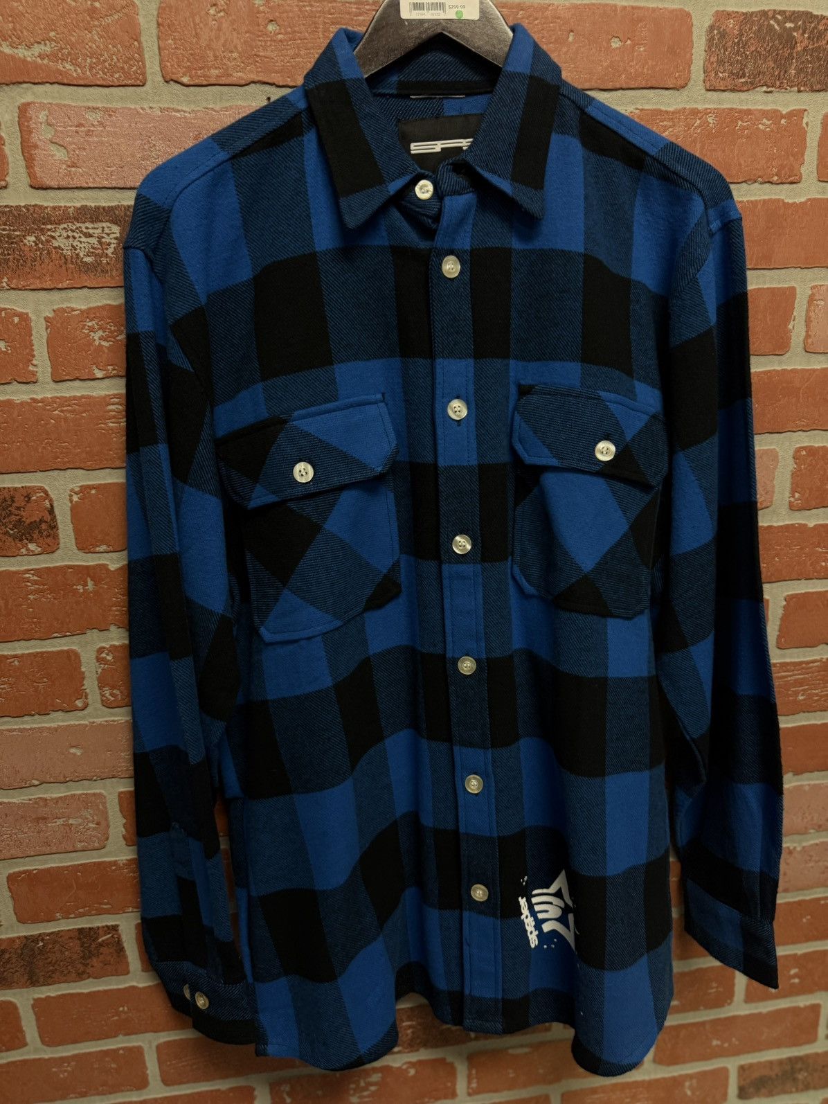 Sp5der Sp5der Blue Button Up Shirt Yung Thug Size Medium New Size US M / EU 48-50 / 2 - 5 Thumbnail