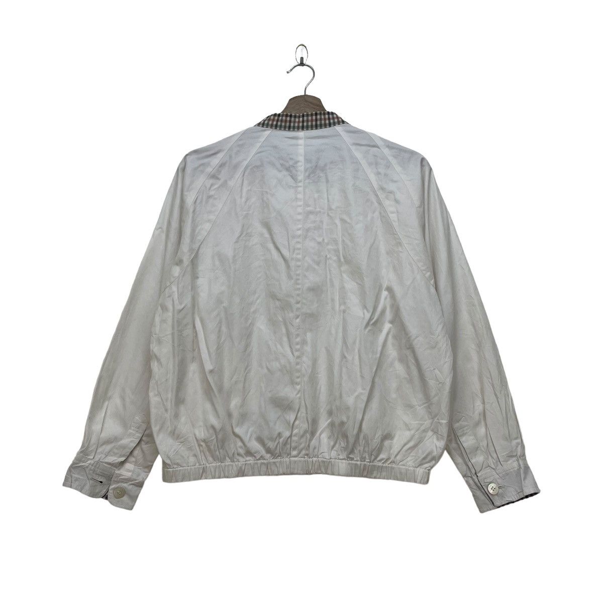 Burberry 💥Vintage Burberrys White Bomber Jacket Size S / US 4 / IT 40 - 2 Thumbnail