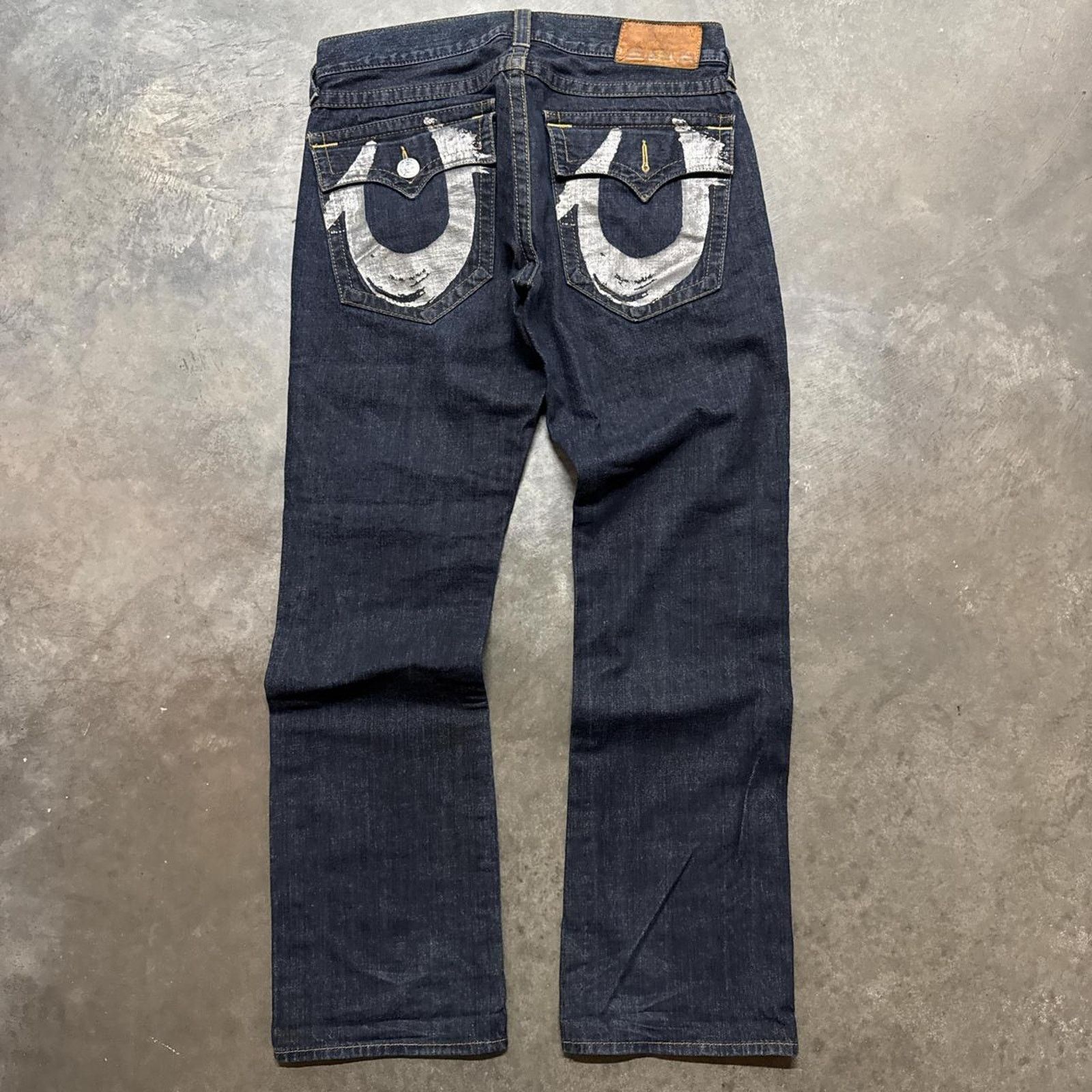 True Religion × Vintage Vintage Y2K True Religion Grunge Skater Baggy Denim Jeans Size US 34 / EU 50 - 1 Thumbnail