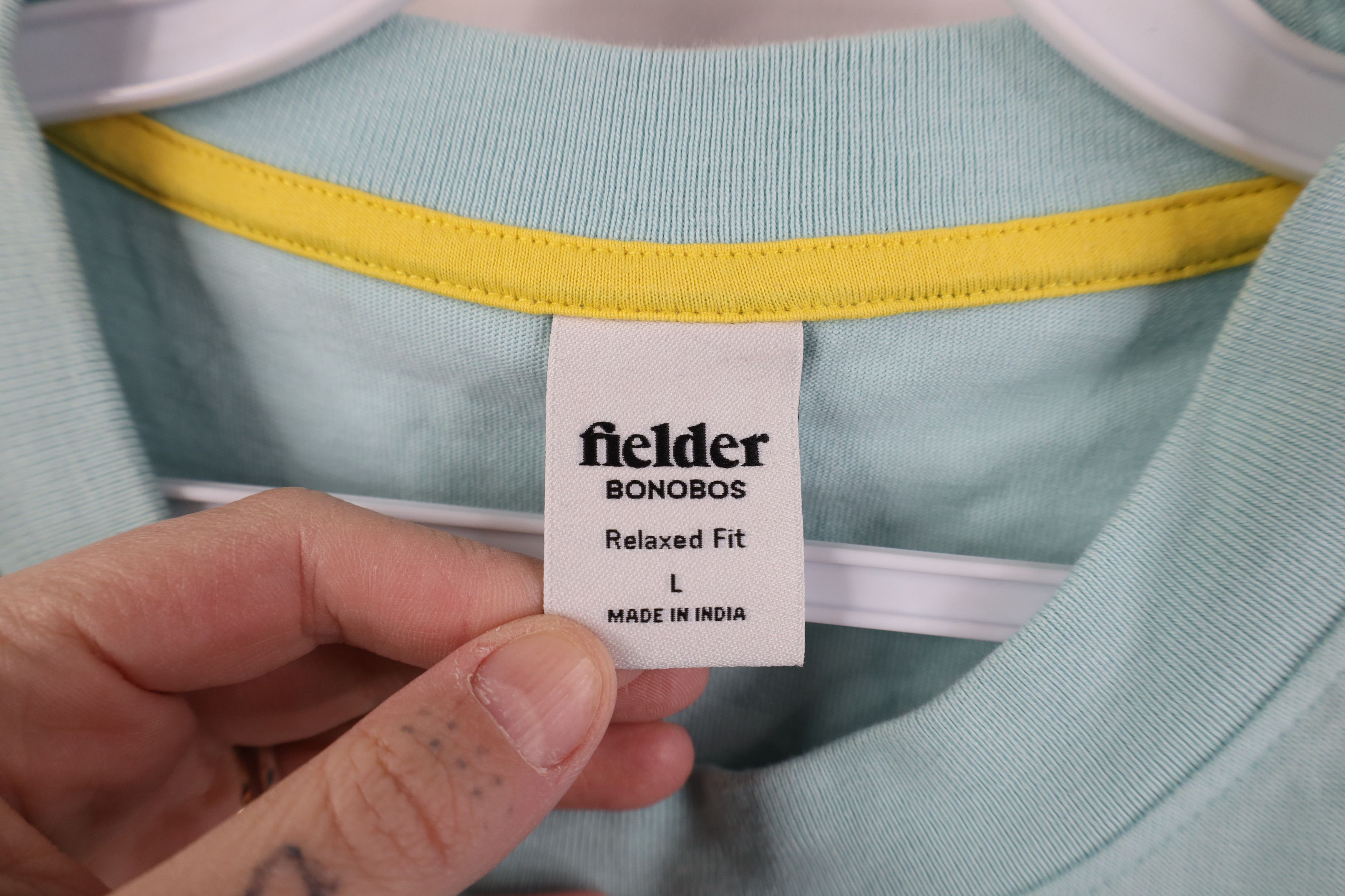 Bonobos Fielder Bonobos Relaxed Boxy Fit Pocket T-Shirt Blue Size US L / EU 52-54 / 3 - 9 Thumbnail