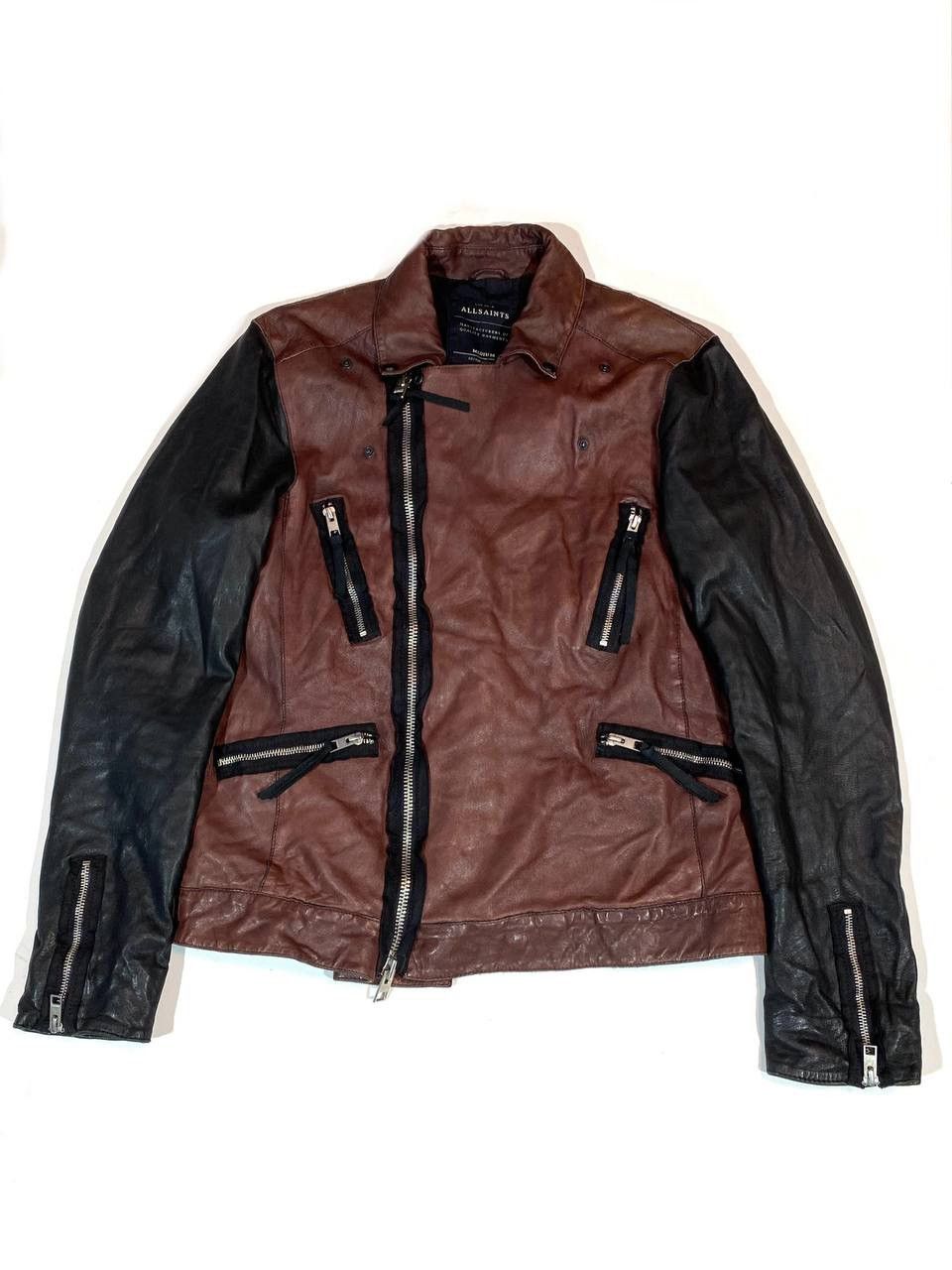 Allsaints Allsaints Men Leather Jacket Size US S / EU 44-46 / 1 - 9 Thumbnail
