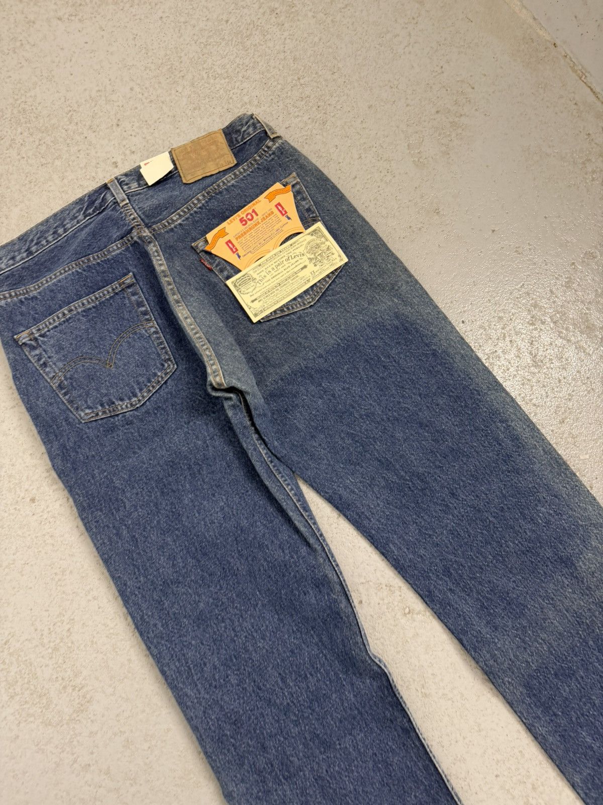 Levi's Vintage Clothing Vintage Levi’s Dead Stock 501 Jeans Size US 36 / EU 52 - 3 Thumbnail