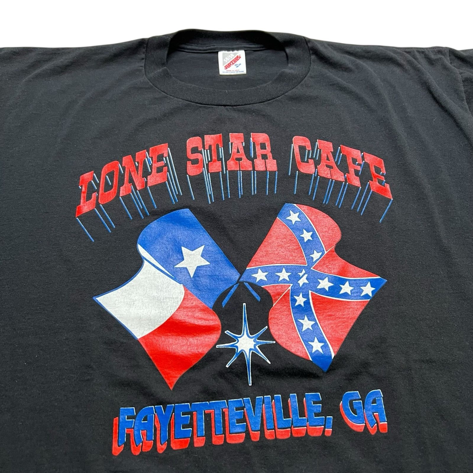 Jerzees Vintage Lone Star Cafe GA I've Got Friends In Low Places XL Size US XL / EU 56 / 4 - 9 Thumbnail