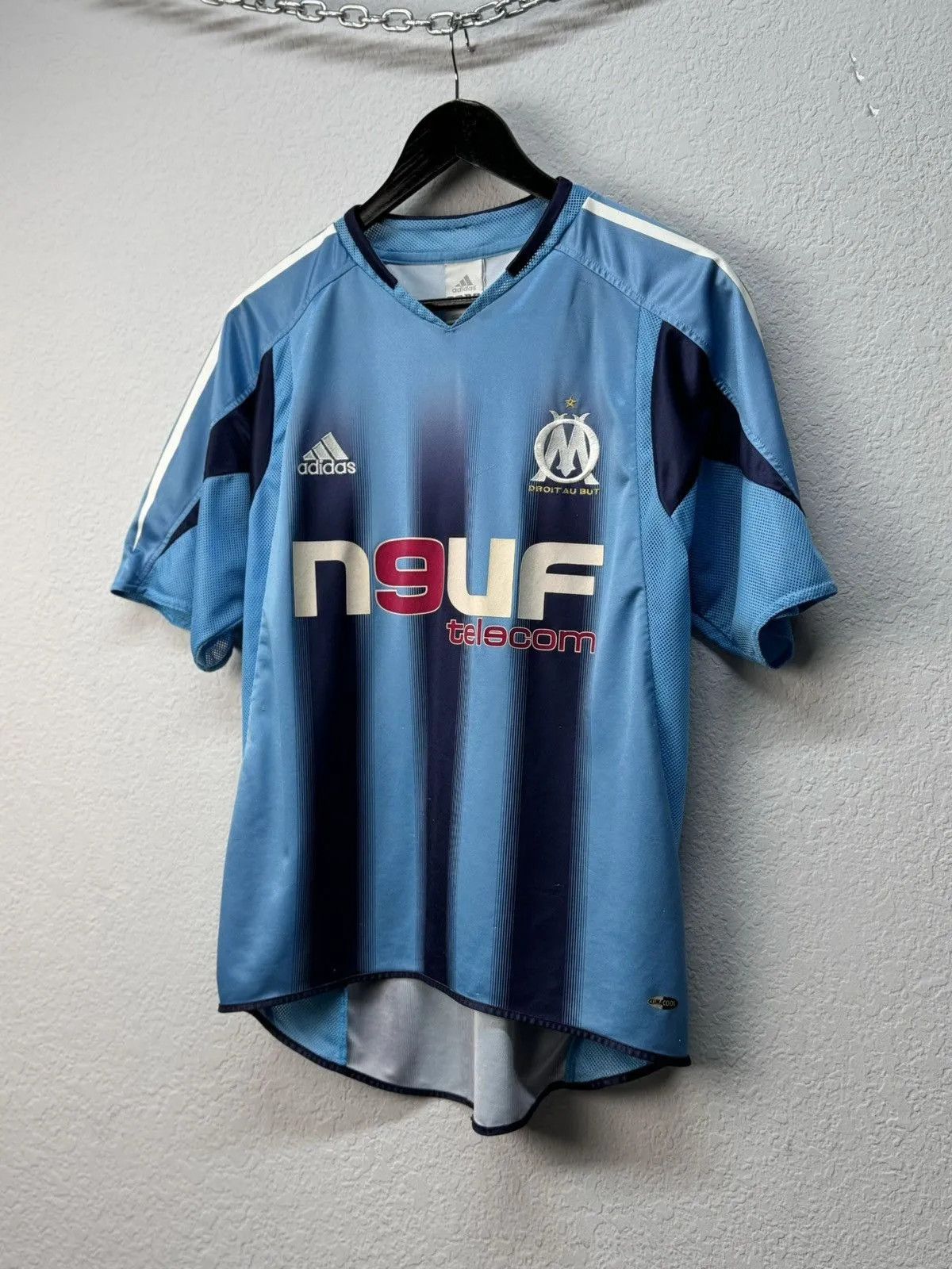 Adidas 👉 Vintage Adidas Marseille 2004 Soccer Jersey France Y2K Size US S / EU 44-46 / 1 - 2 Thumbnail