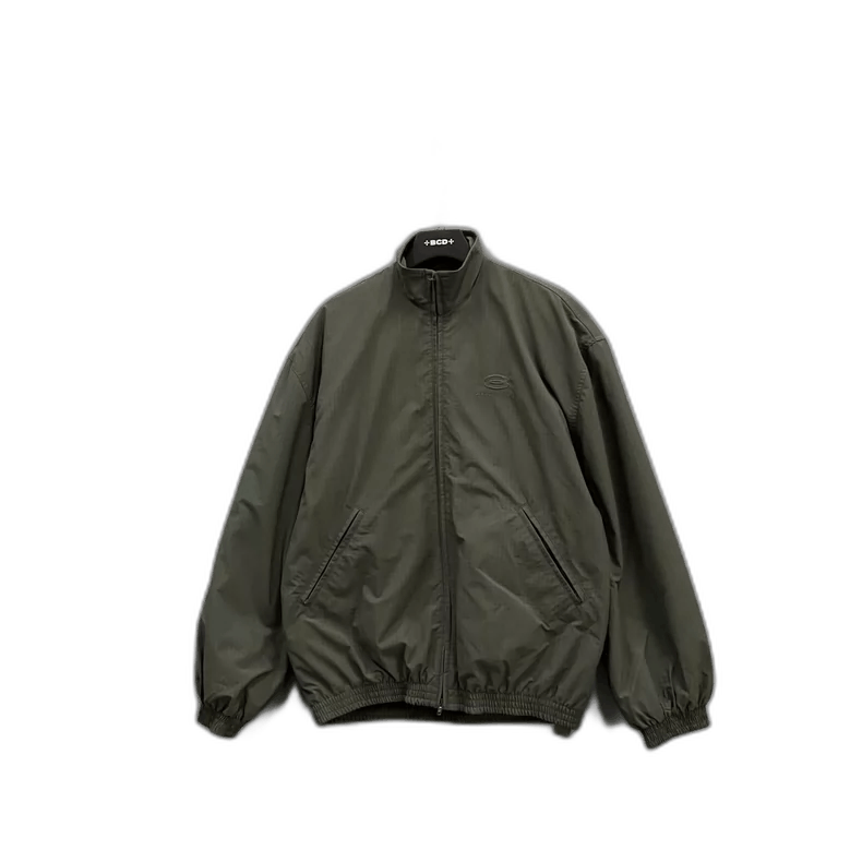 Balenciaga Balenciaga Olive Embroidered Logo Jacket Size 2 Size US M / EU 48-50 / 2 - 1 Thumbnail