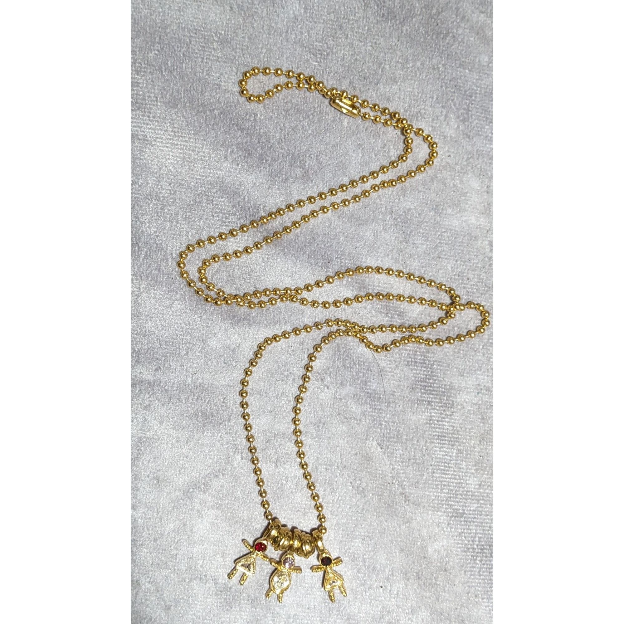 Other Gold Birthstone Kid Figural Charm Necklace Size ONE SIZE - 12 Thumbnail