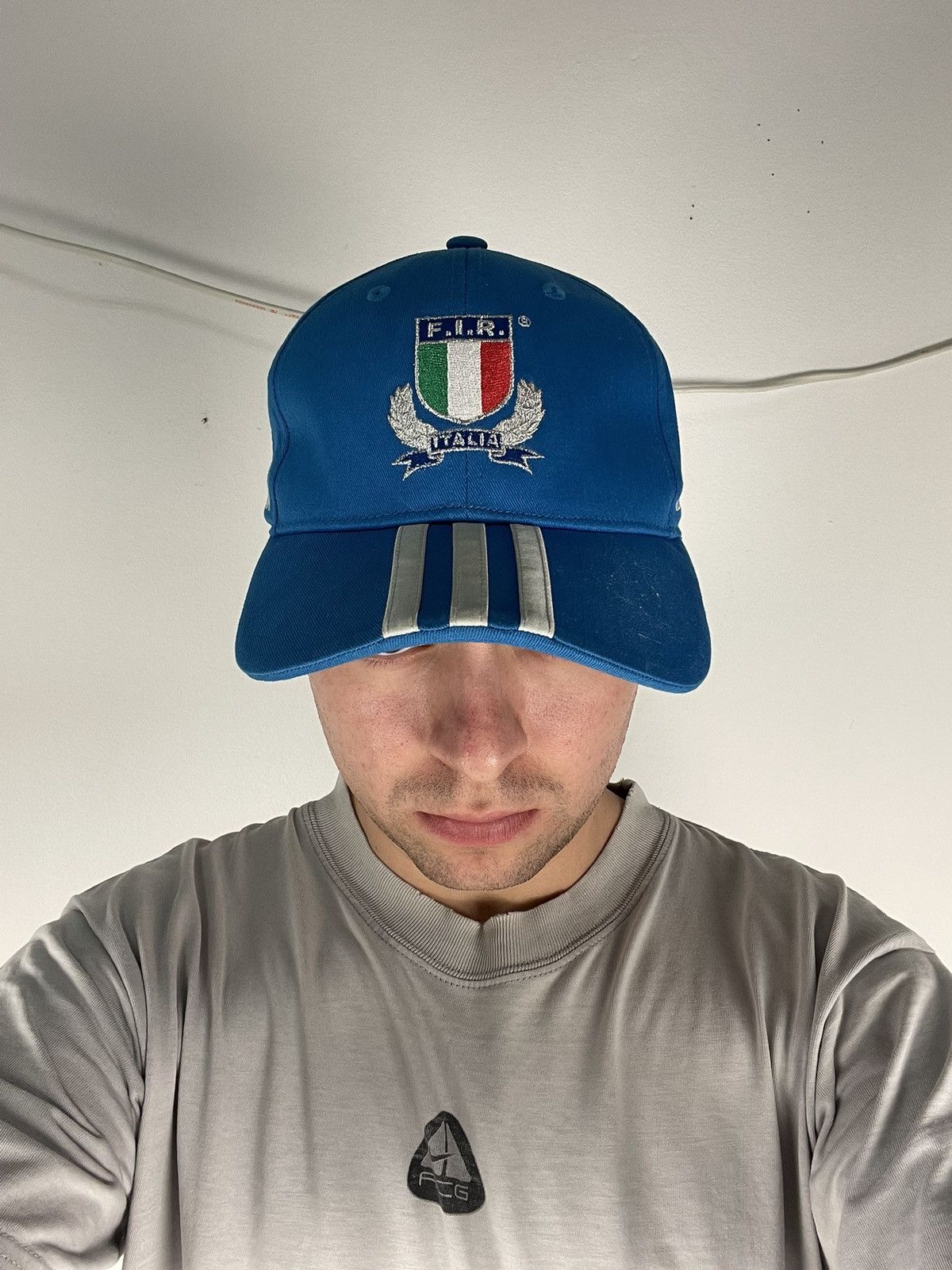 Adidas Adidas Italia FIR Rugby Cap Size ONE SIZE - 1 Thumbnail