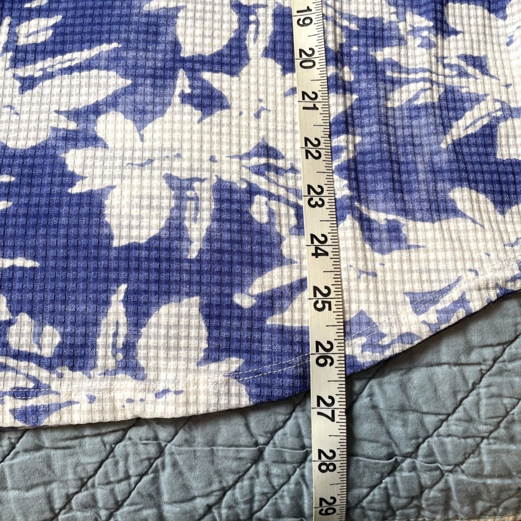 Vintage CATHY DANIELS Blouse Floral Blue White 3/4 Sleeve M Casual Workwear Shirt Shirt Size M / US 6-8 / IT 42-44 - 7 Thumbnail