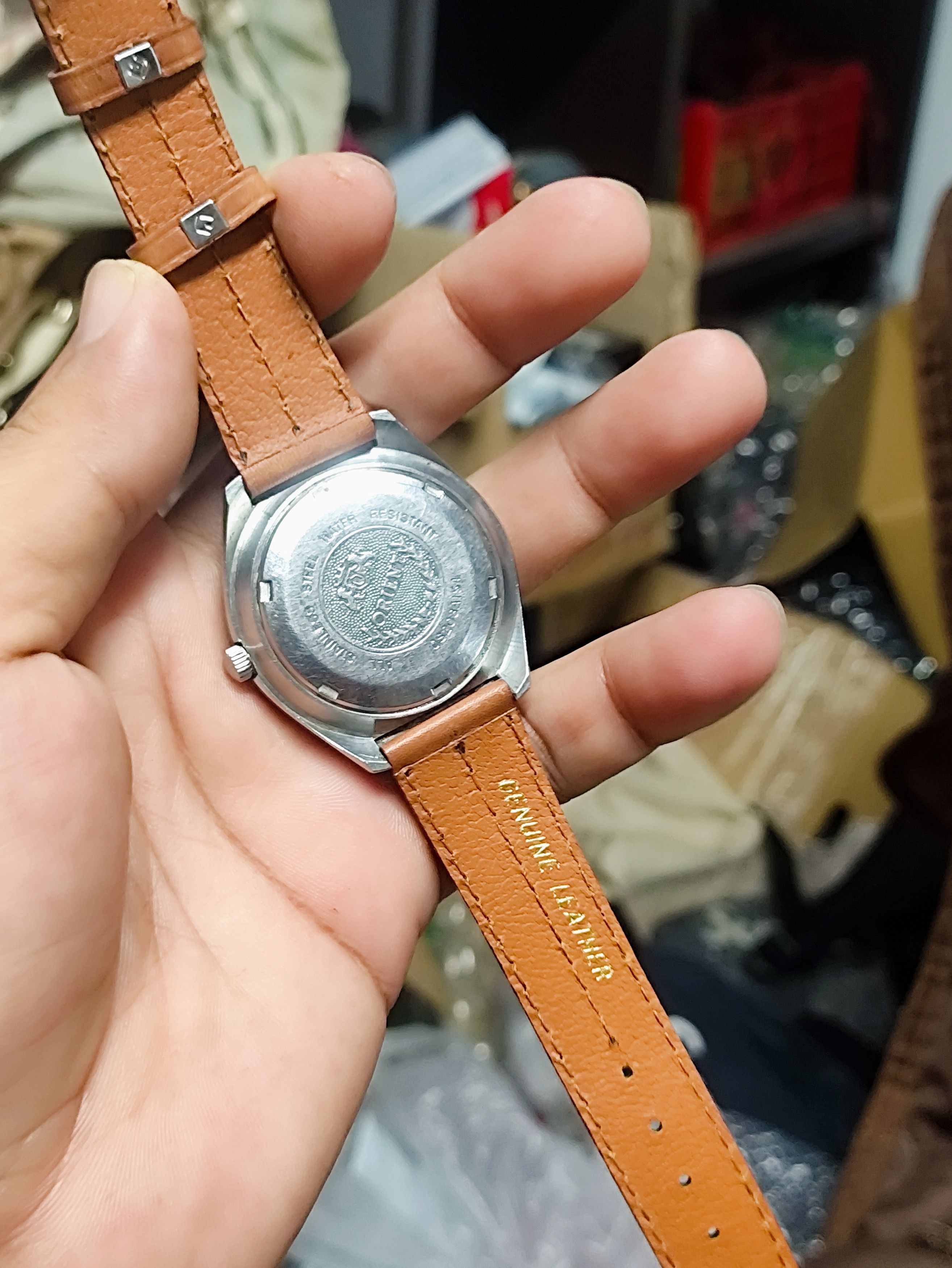 Japanese Brand × Vintage Vintage 💥 ORIENT AUTOMATIC ENGINE WATCH (JAPAN) Size ONE SIZE - 8 Thumbnail