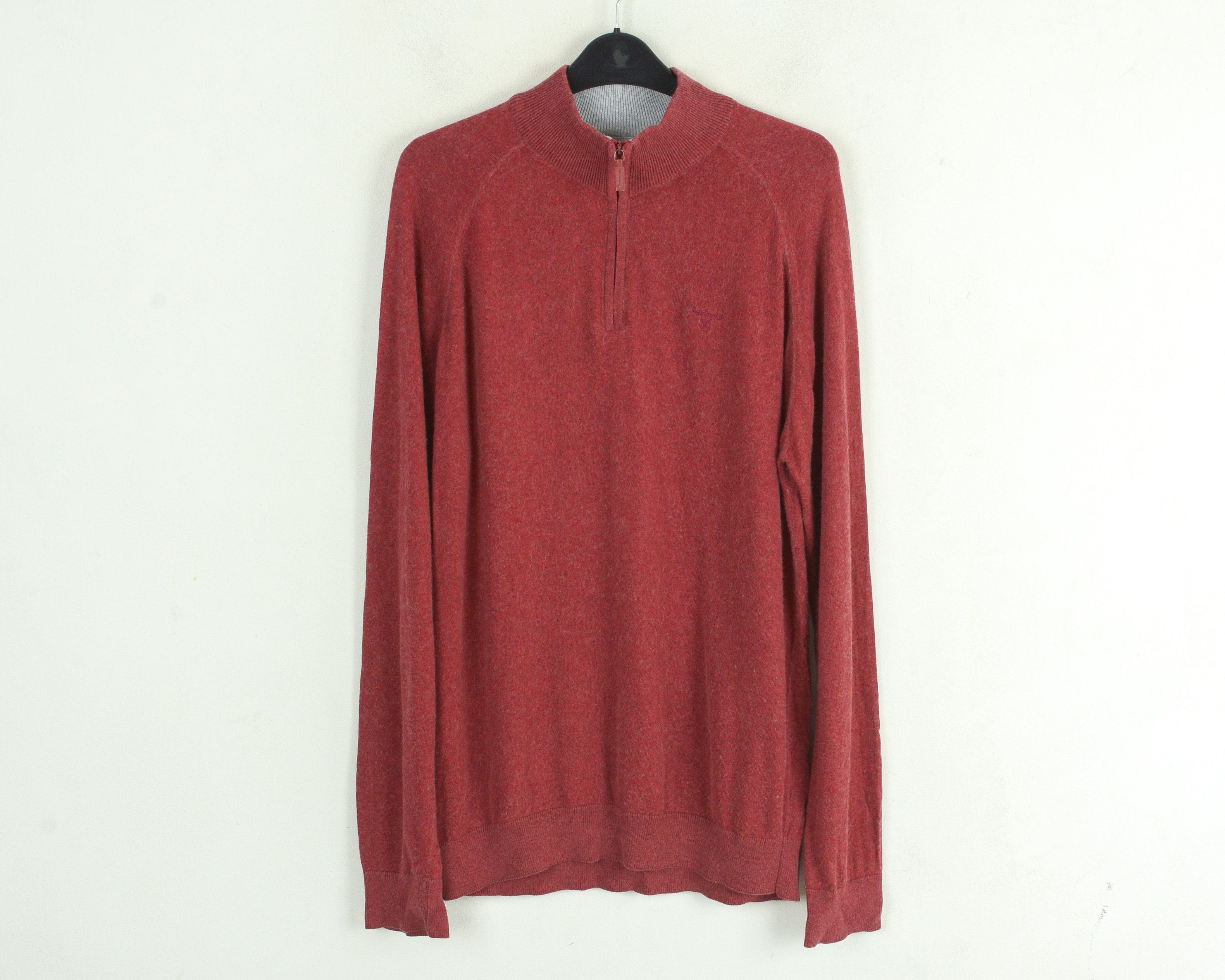 Barbour Sweater M Jumper Cashmere Pullover 1/4 Zip Neck Top Size US M / EU 48-50 / 2 - 1 Thumbnail