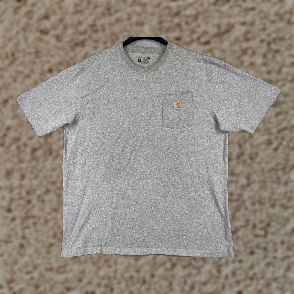 Carhartt VINTAGE Carhartt Shirt Men Extra Large Tall Gray Pocket Short Sleeve 100% Cotton Size US XL / EU 56 / 4 - 1 Thumbnail