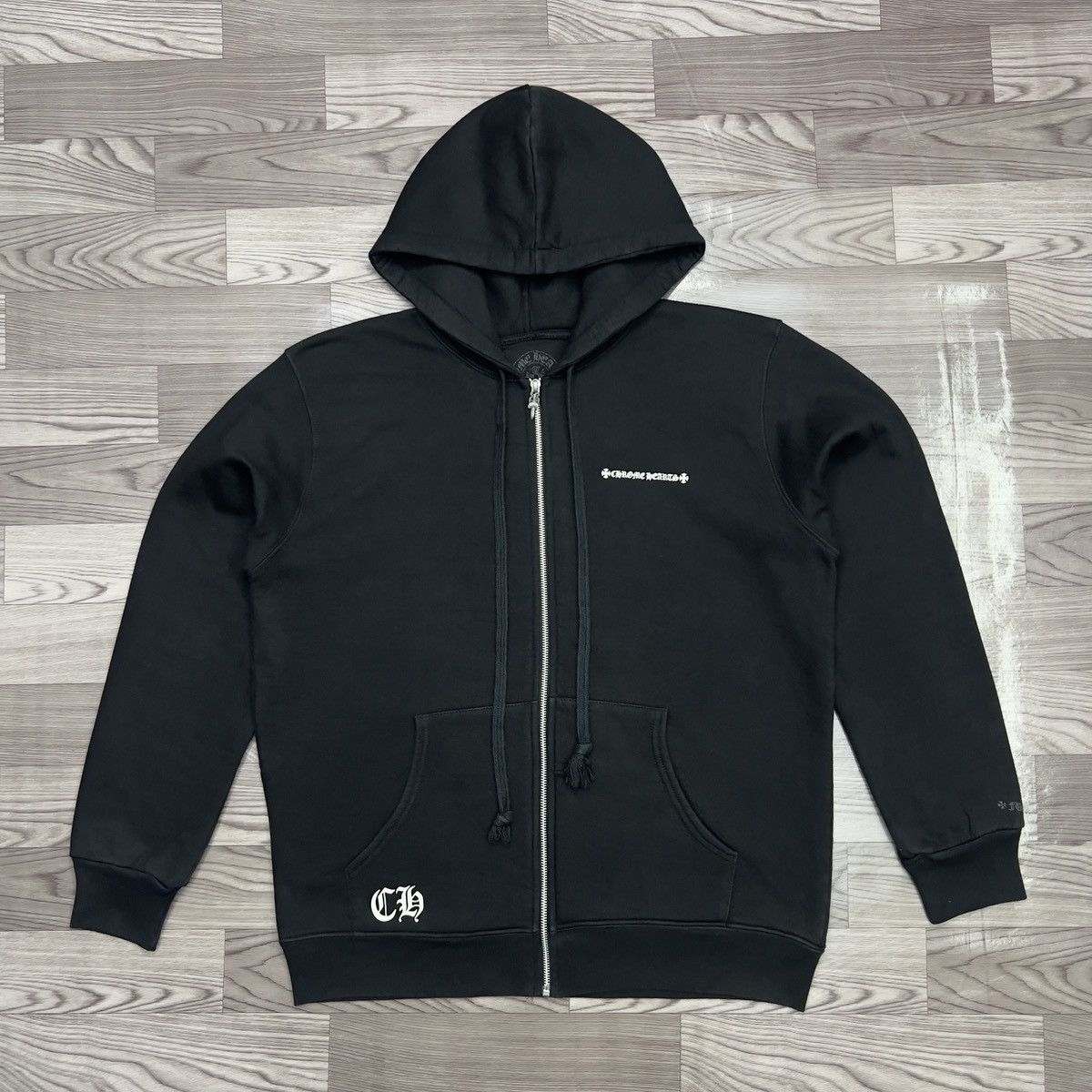 Chrome Hearts Hollywood Spellout Thermal Hoodie