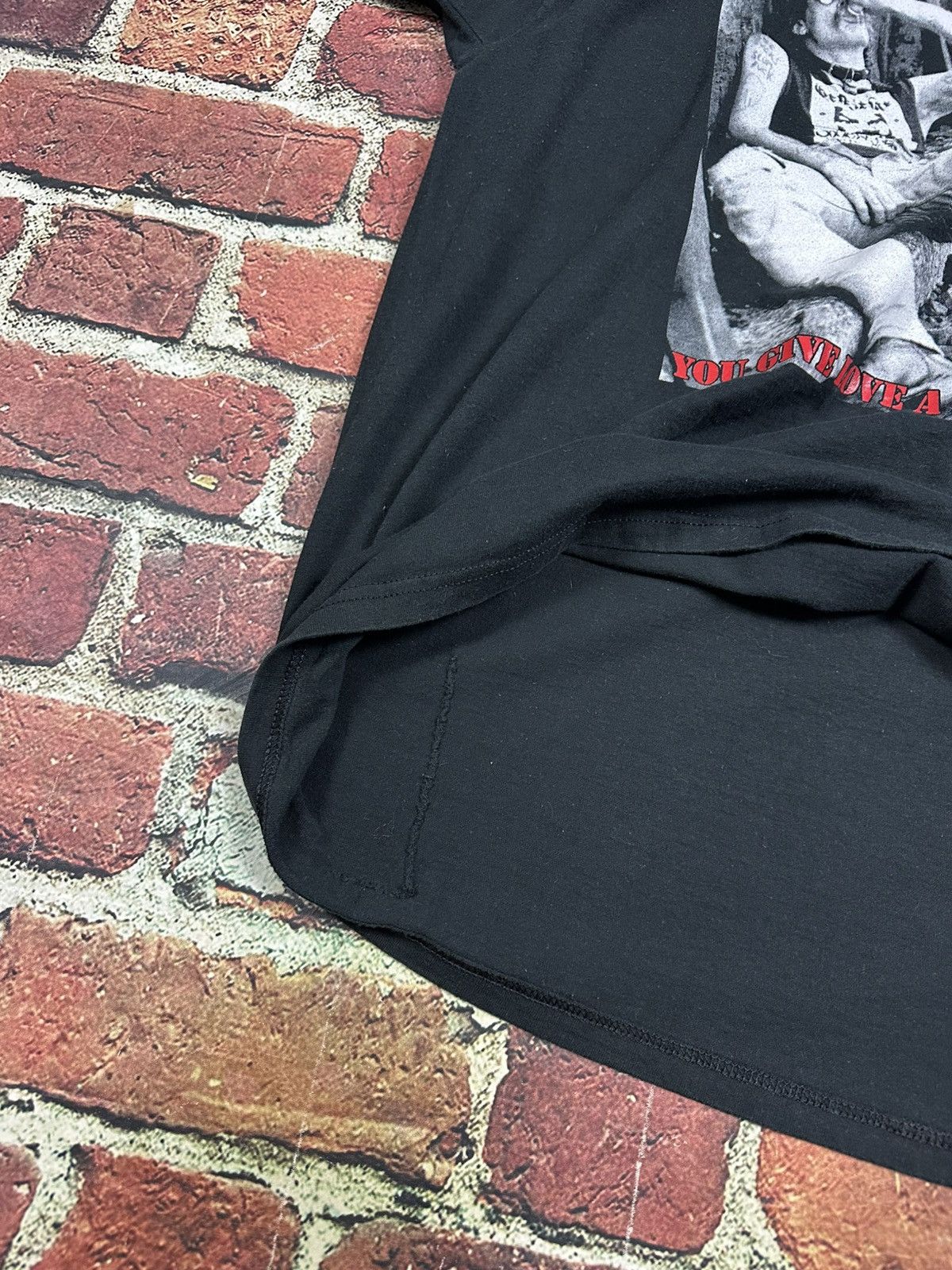Band Tees Vintage GG Allin Shirt Hardcore Punk You Give Love Bad Name Size US XL / EU 56 / 4 - 10 Thumbnail