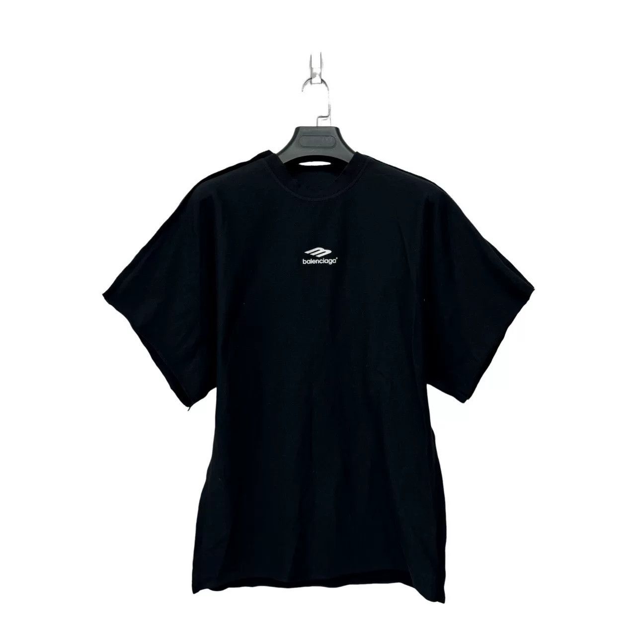 Balenciaga Balenciaga Solid Logo Print Crewneck T-Shirt Size US S / EU 44-46 / 1 - 1 Thumbnail