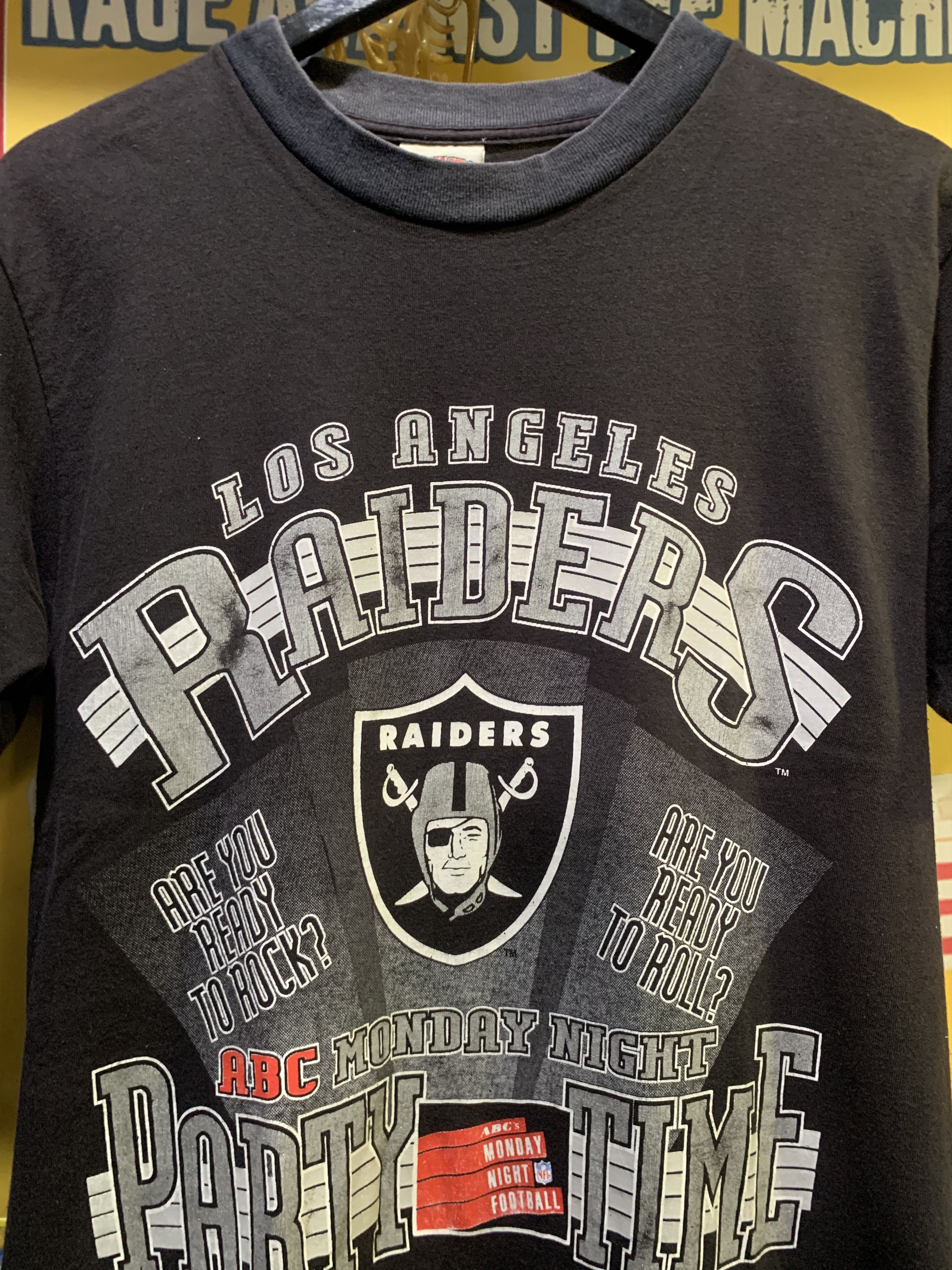 NFL Vintage Los Angeles RAIDERS “Party Time” ABC Monday Size US L / EU 52-54 / 3 - 2 Thumbnail
