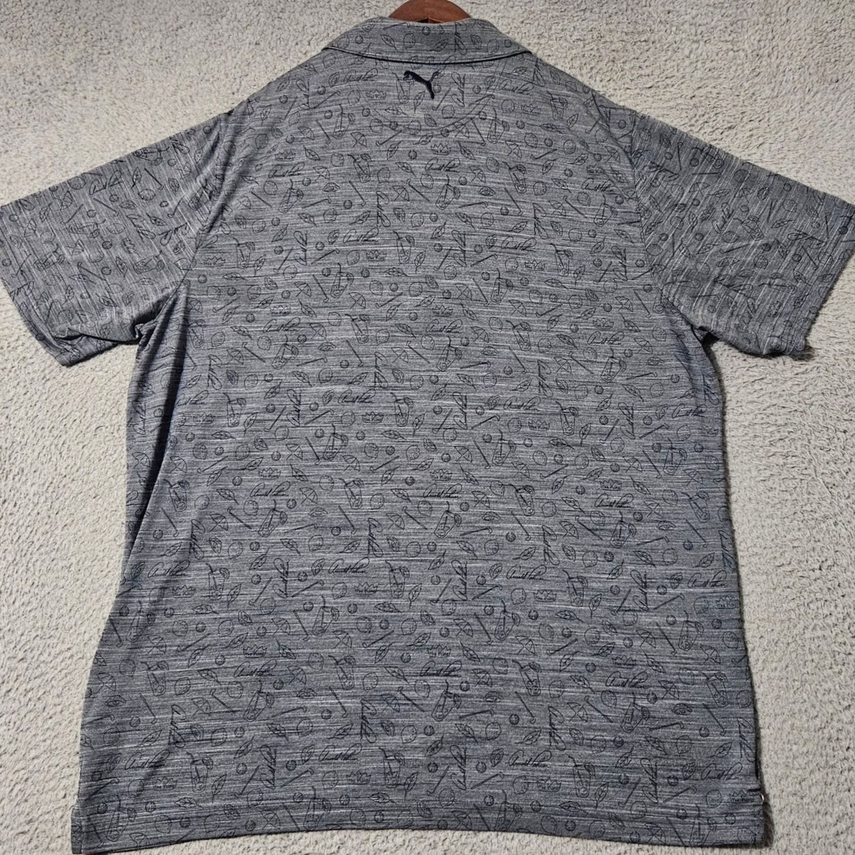 Puma Puma Polo Shirt Blue XL Men Golf Bay Hill Cocktails Arnold Palmer Shirt Polo Men XL Blue Size US XL / EU 56 / 4 - 3 Thumbnail