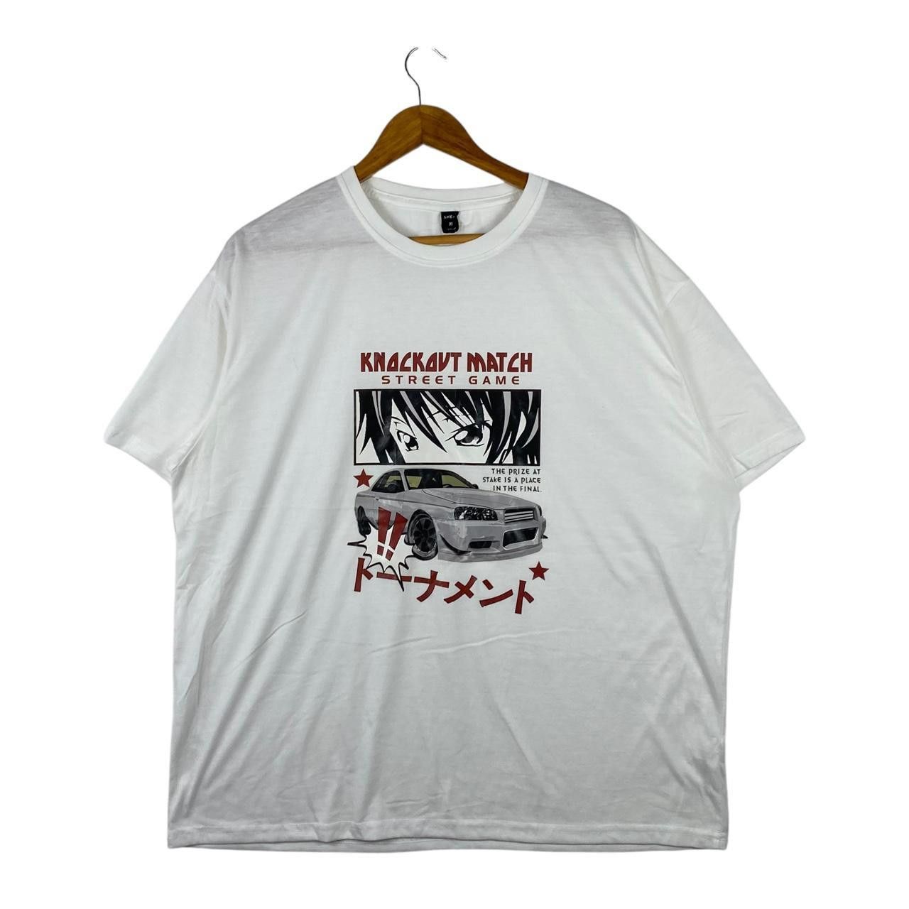 Anime ANIME KNOCKOUT MATCH Street Game Racing Tee Shirt Top Size US XL / EU 56 / 4 - 1 Thumbnail