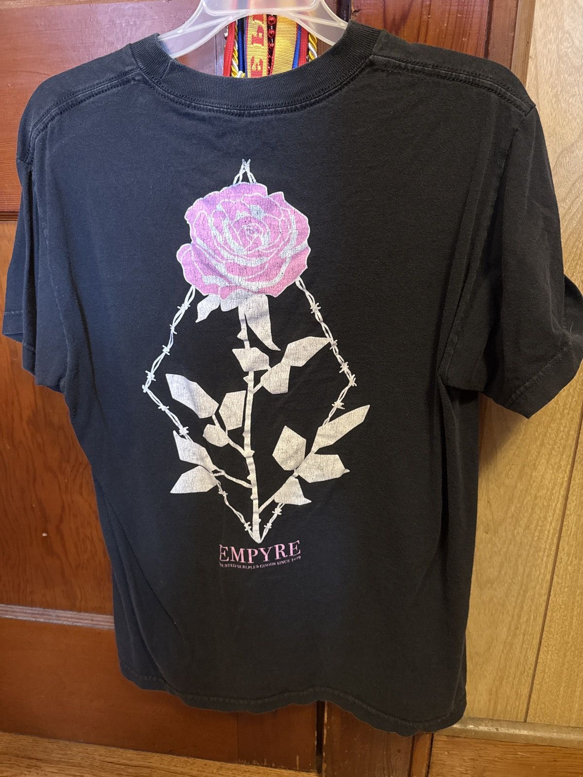 Empyre × Vintage Pink rose graphic T shirt Size US M / EU 48-50 / 2 - 2 Thumbnail