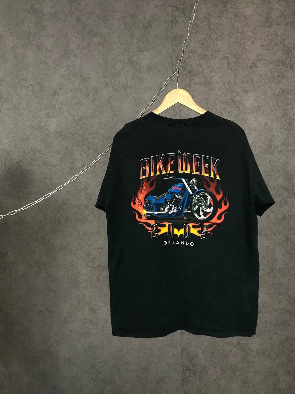 Planet Hollywood Orlando 2005 bike week rock big logo tee