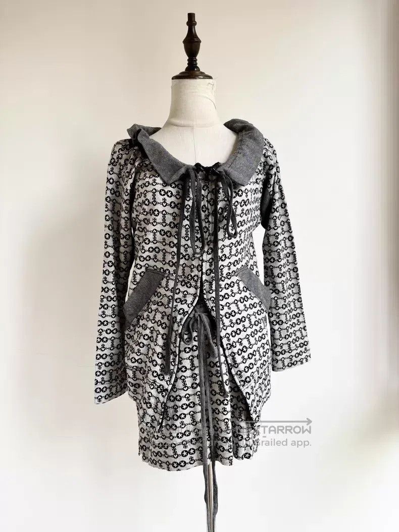 Vivienne Westwood Vivienne Westwood Gray Full Print Saturn Star Constellatio Size M / US 6-8 / IT 42-44 - 1 Thumbnail