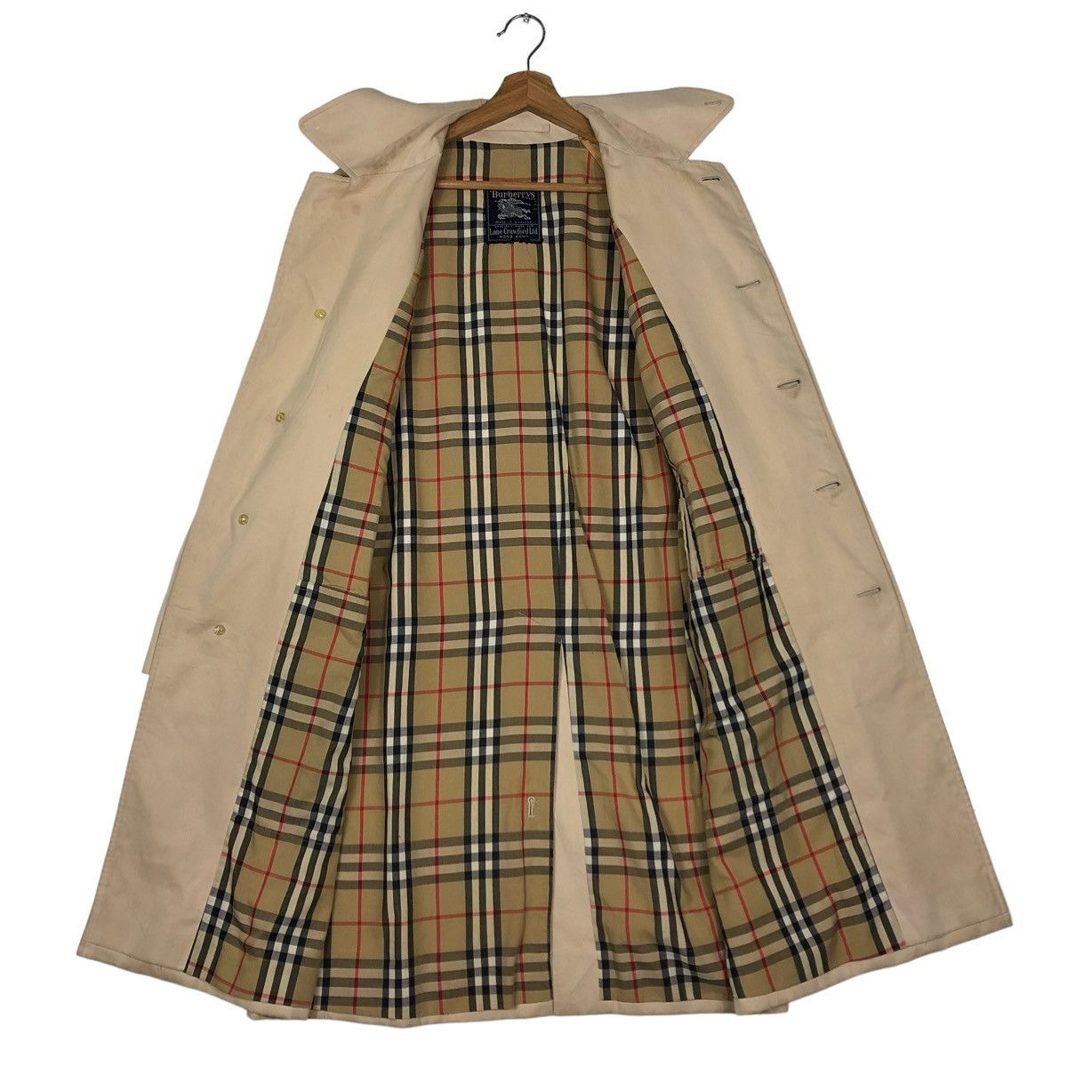 Burberry 🔥Vtg Long Jacket Burberrys Made in England Lane Crawford Ltd Size US M / EU 48-50 / 2 - 11 Thumbnail
