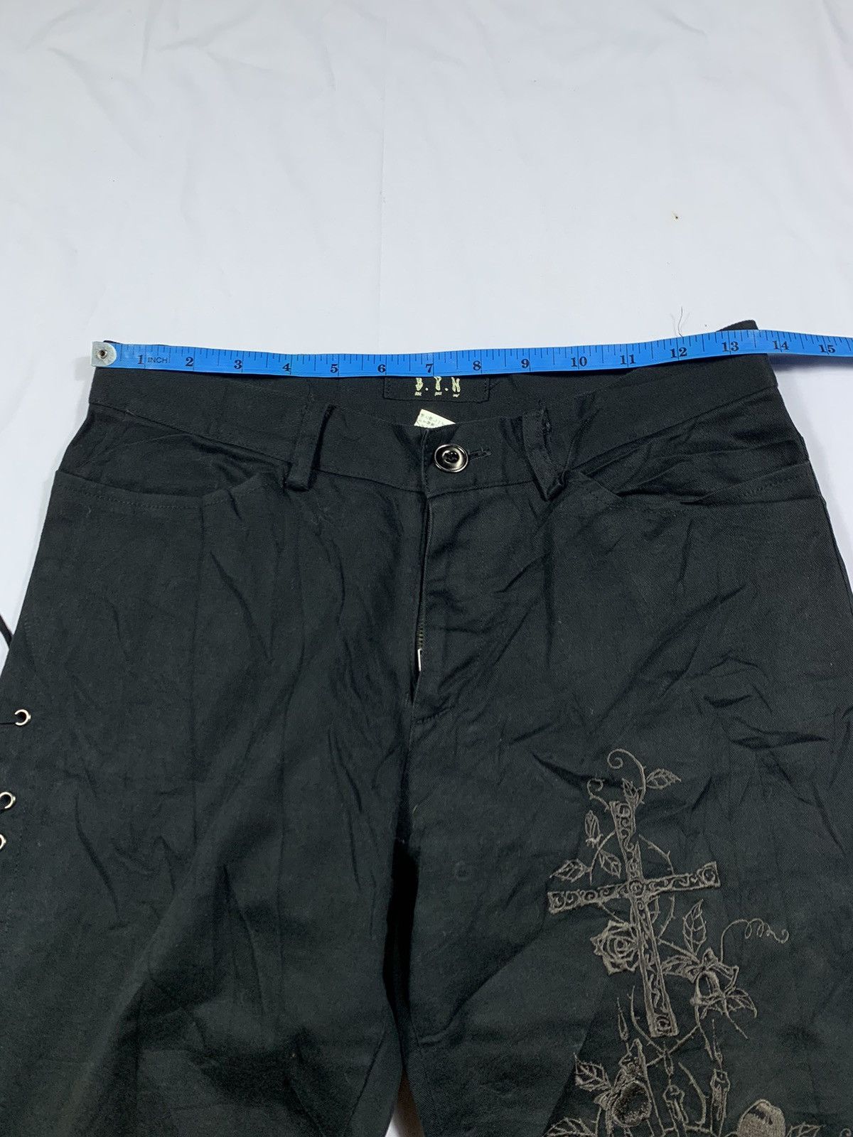 Tornado Mart japanese B.P.N Flare gothic punk pants hysteric style Size US 29 - 6 Thumbnail