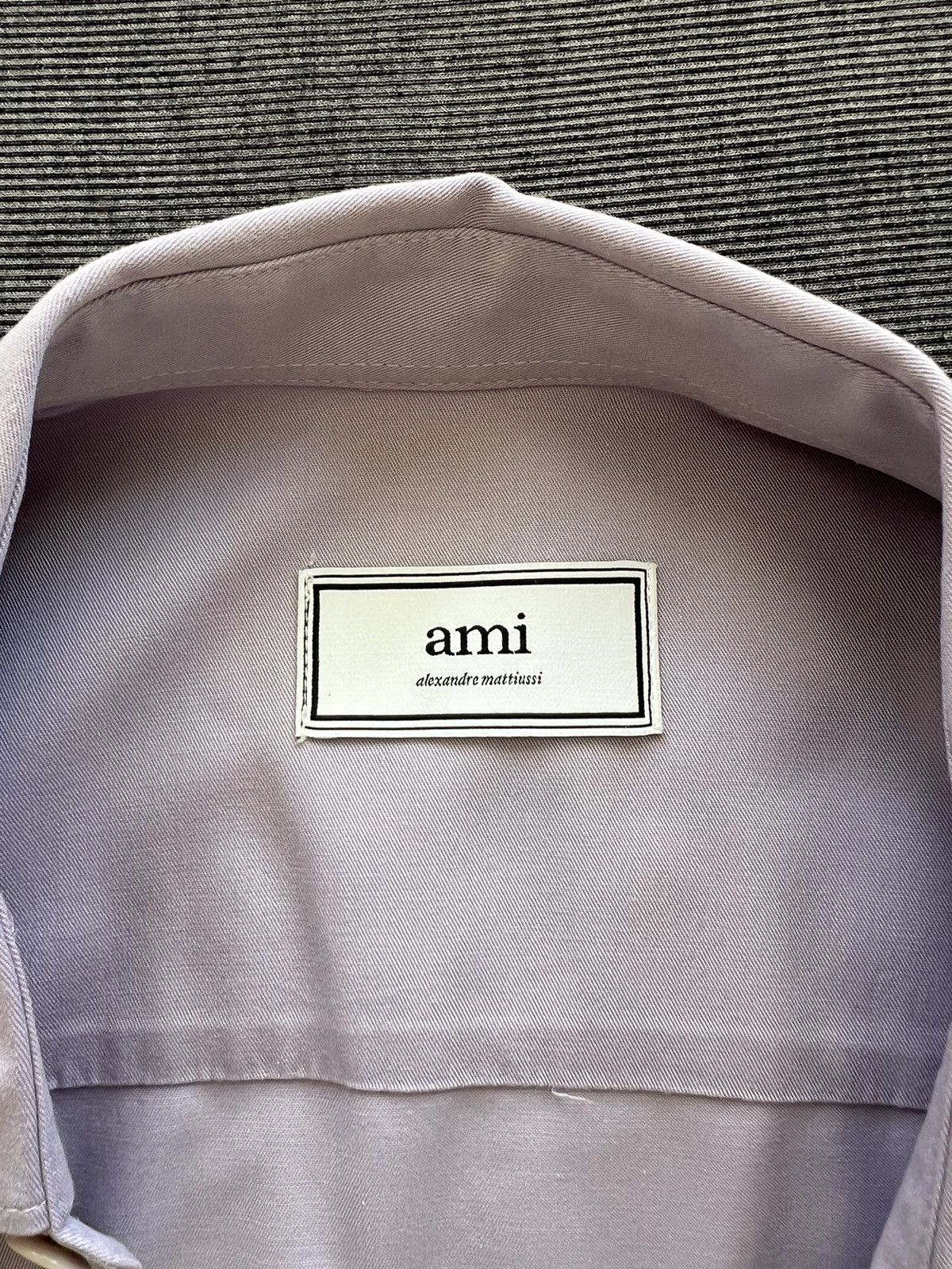 AMI AMI lilac work shirt Size US S / EU 44-46 / 1 - 9 Thumbnail