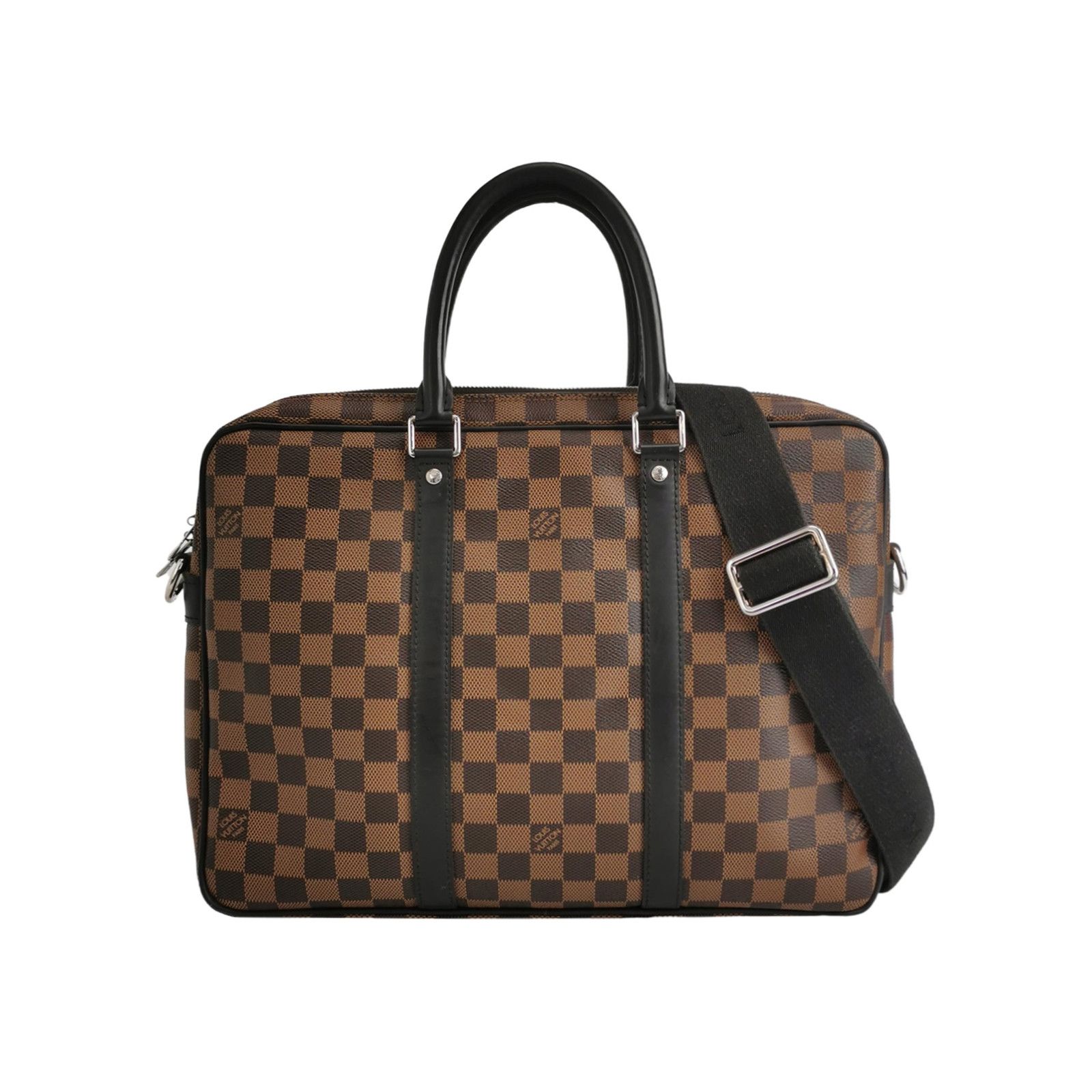 Louis Vuitton Louis Vuitton Damier PorteDocuments Crossbody Bag Size ONE SIZE - 1 Thumbnail