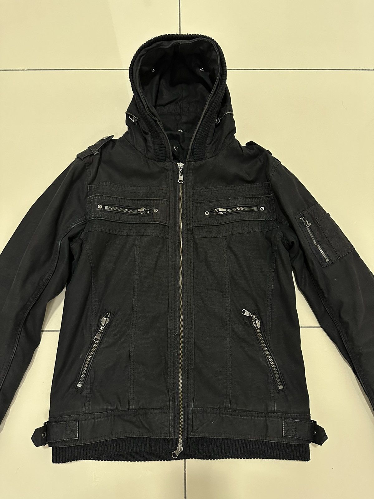 If Six Was Nine In The Attic Punk Culture Jacket Design Bondage Multi Pocket Size US L / EU 52-54 / 3 - 3 Thumbnail