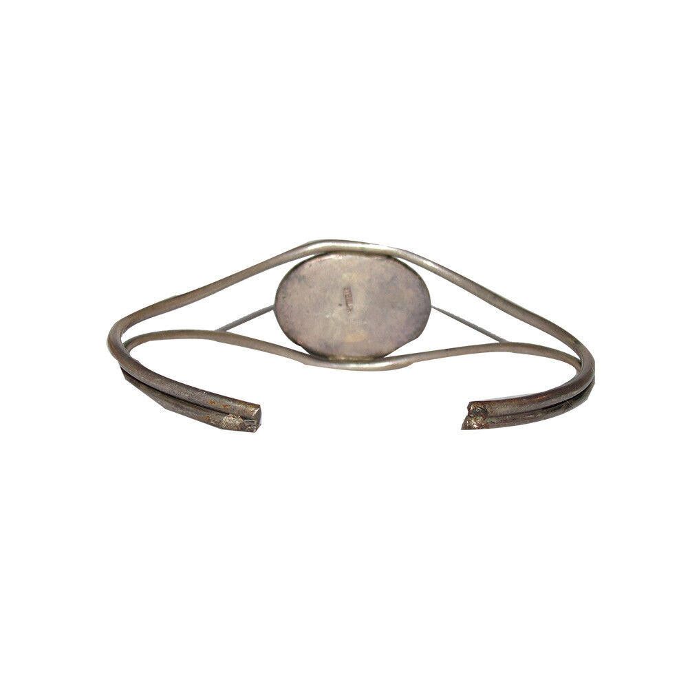 Designer Sterling Silver Moss Agate Cuff Bracelet Size ONE SIZE - 3 Thumbnail