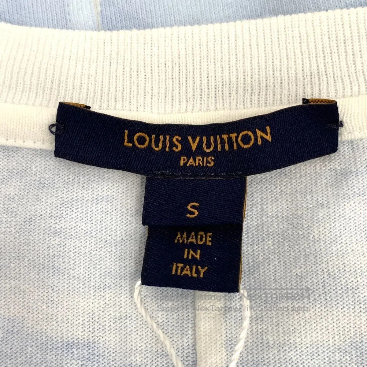 Louis Vuitton Blue Short Sleeve Shirt with Chain Detail. Size US S / EU 44-46 / 1 - 5 Thumbnail