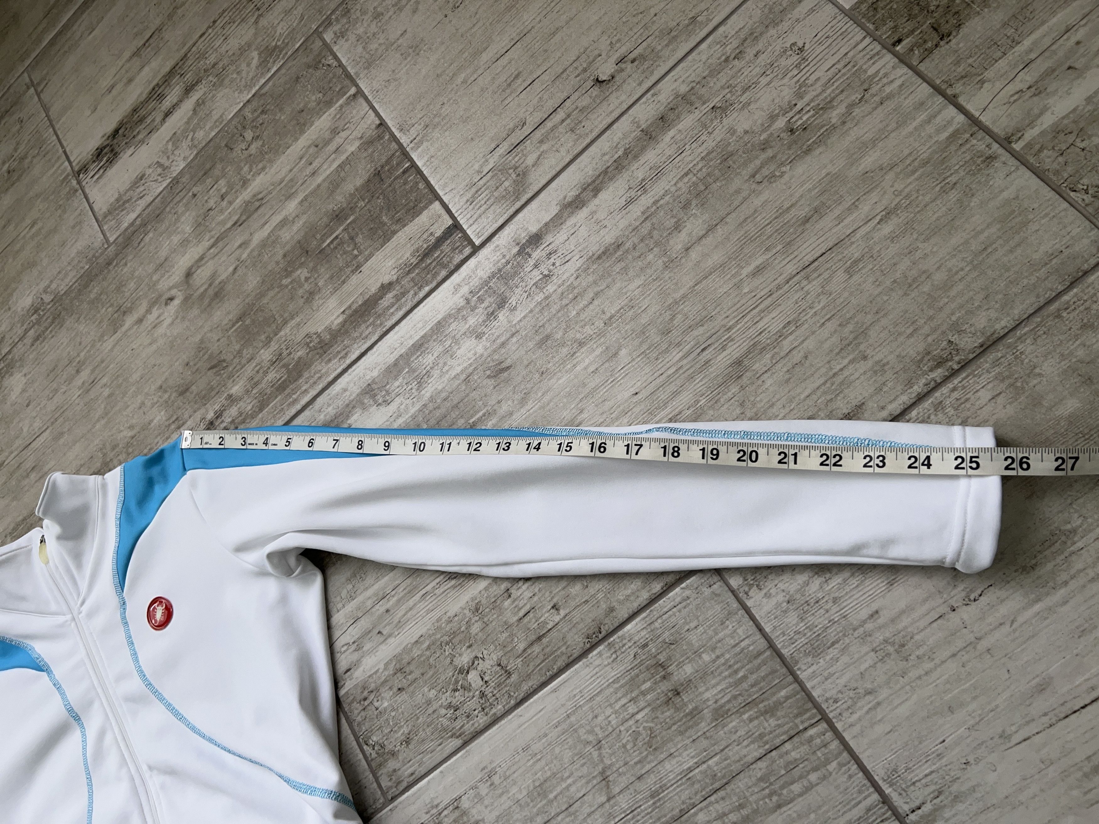Other Castelli Cycling Fleece Jacket White Full Zip Sweater Size M Size M / US 6-8 / IT 42-44 - 6 Thumbnail