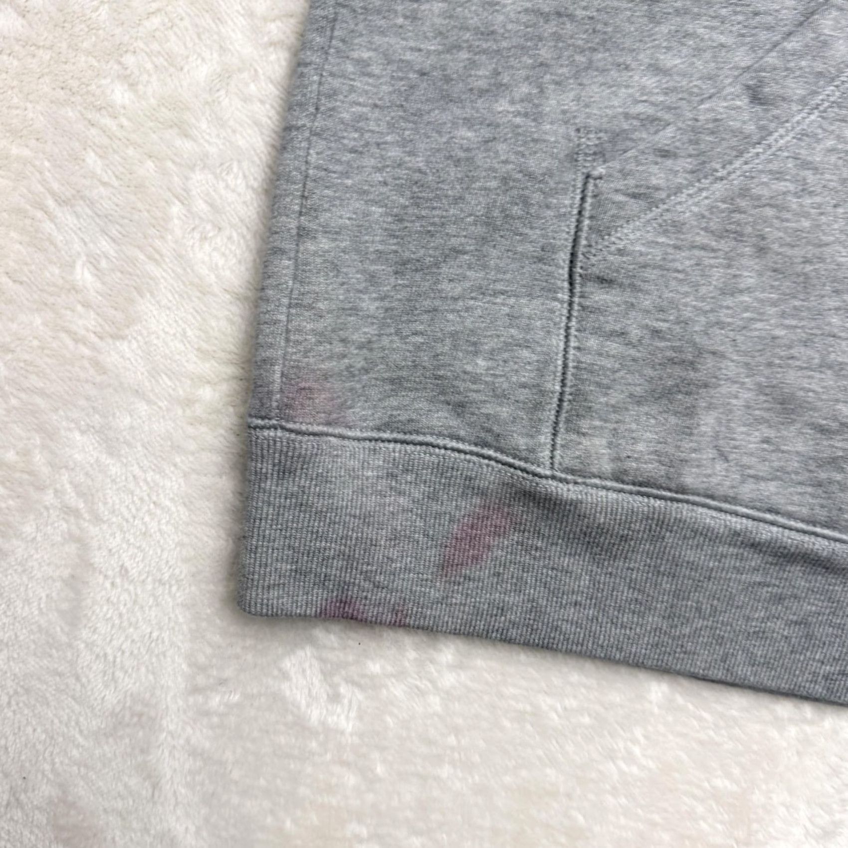 Carhartt VINTAGE Carhartt Hoodie Shirt Mens S Gray Sleeve Logo Fleece Pullover Workwear Size US S / EU 44-46 / 1 - 7 Thumbnail