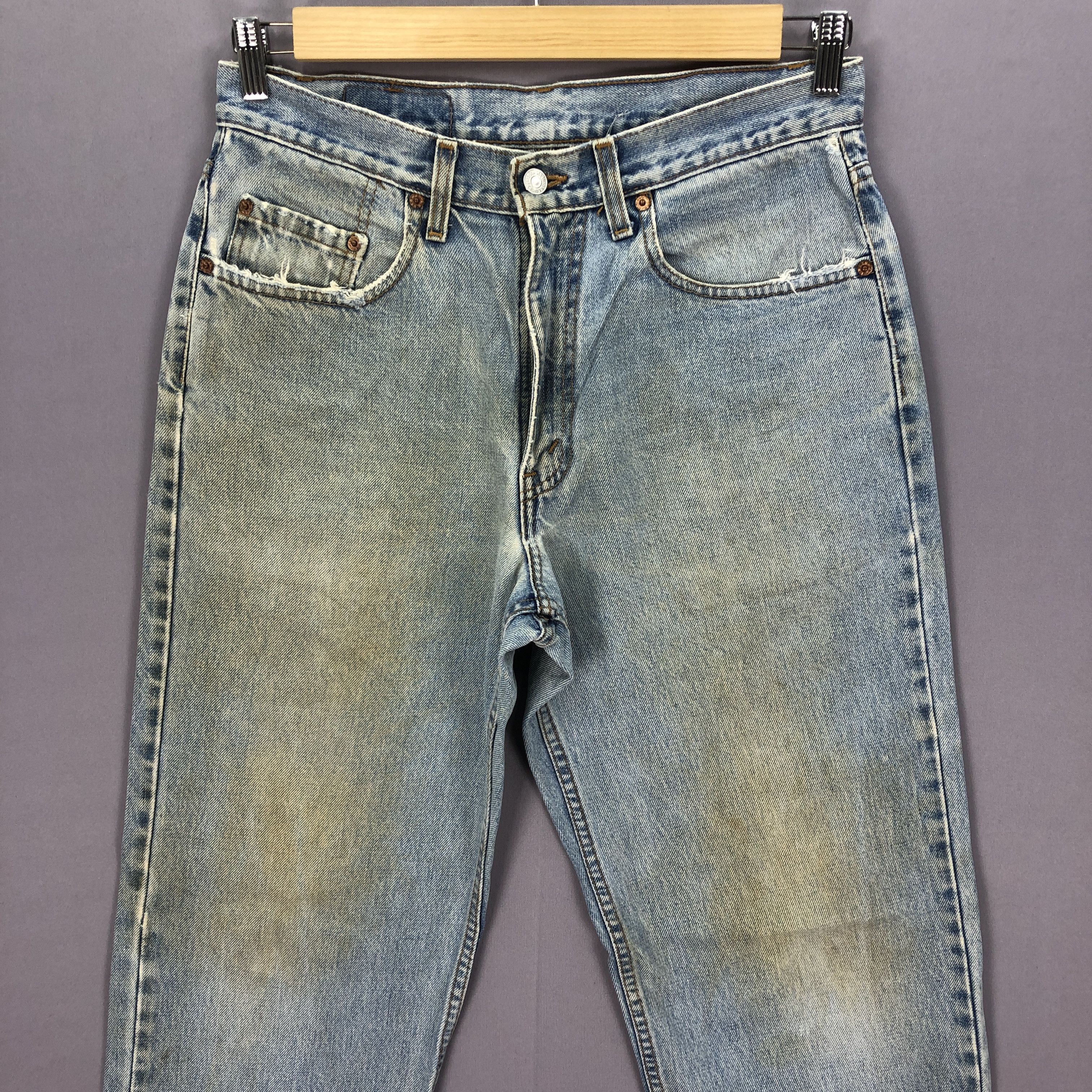 Levi's Vintage Levis 550 Stonewash Jeans Levi's Mud Faded Denim Size US 30 / EU 46 - 3 Thumbnail