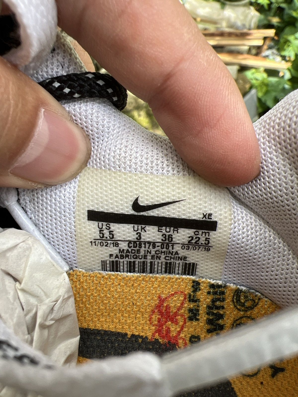 Nike × Off-White Nike Zoom Terra Kiger 5 Off-White Black (Women's) CD8179-001 Size US 5.5 / IT 35.5 - 7 Thumbnail