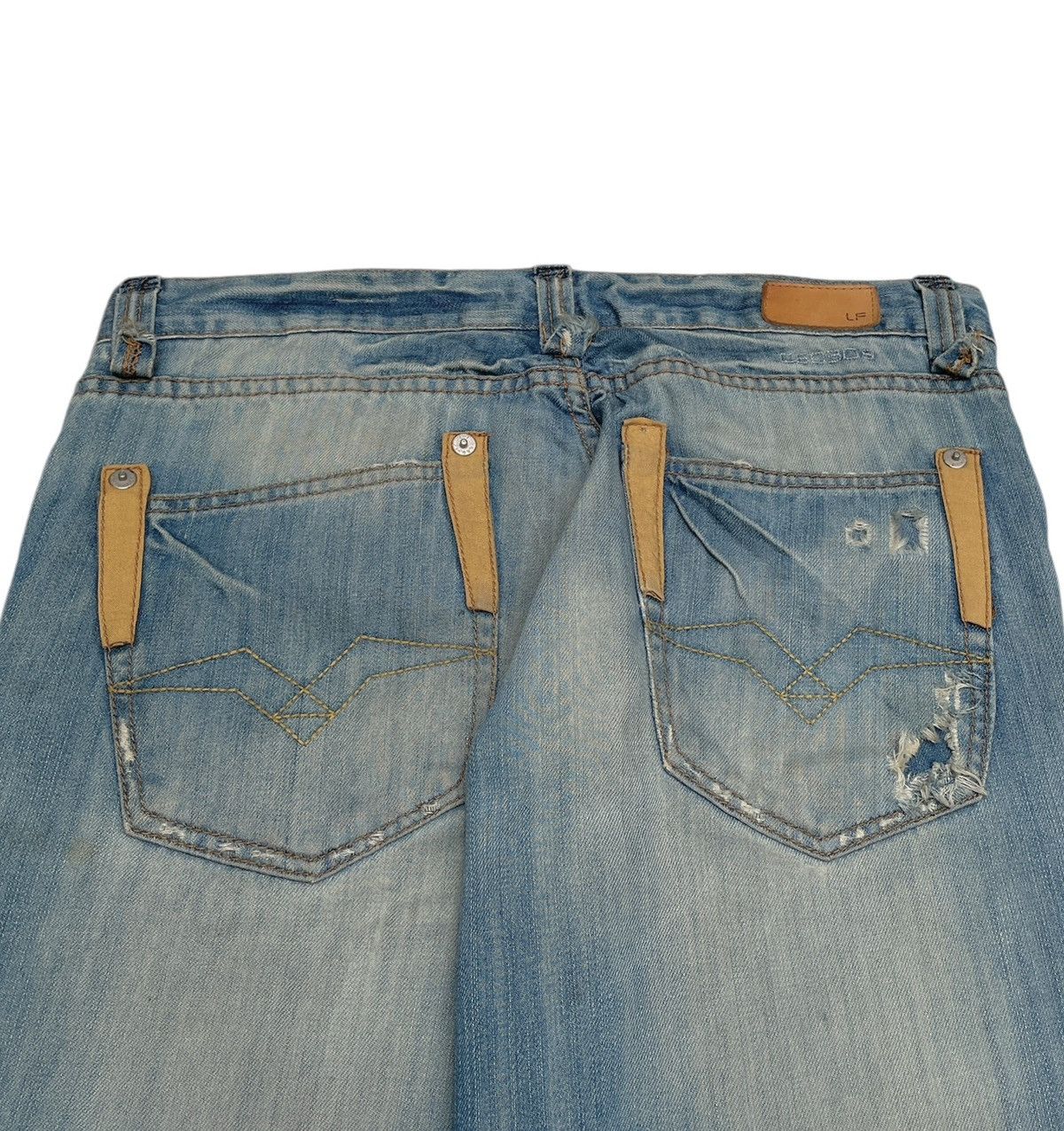 If Six Was Nine × Japanese Brand × Vintage Rare Design Vintage Japanese Brand LF Jeans 2000s Size US 35 - 4 Thumbnail