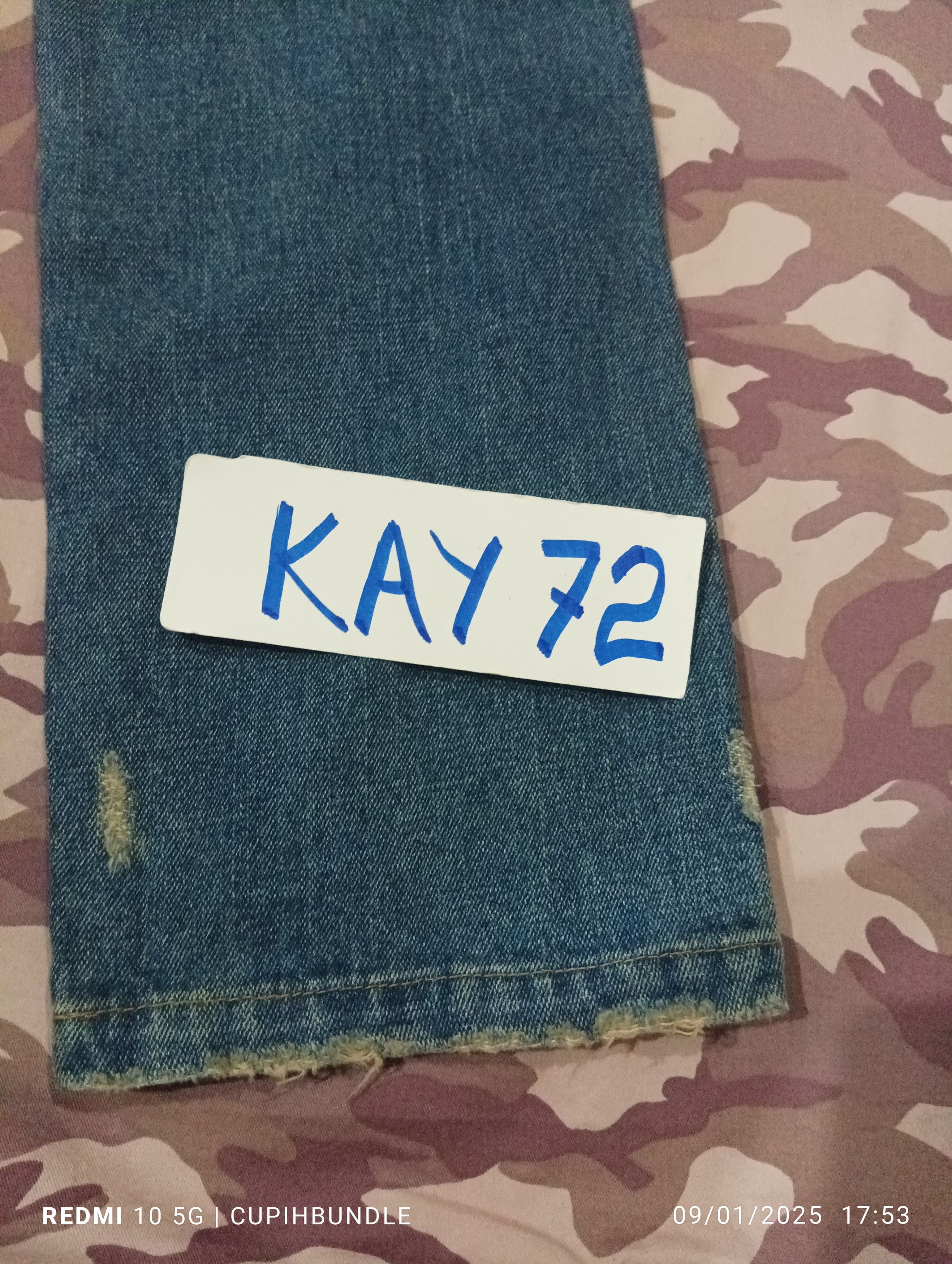 Japanese Brand SEX POT REVENGE DENIM JEANS Size US 32 / EU 48 - 12 Thumbnail
