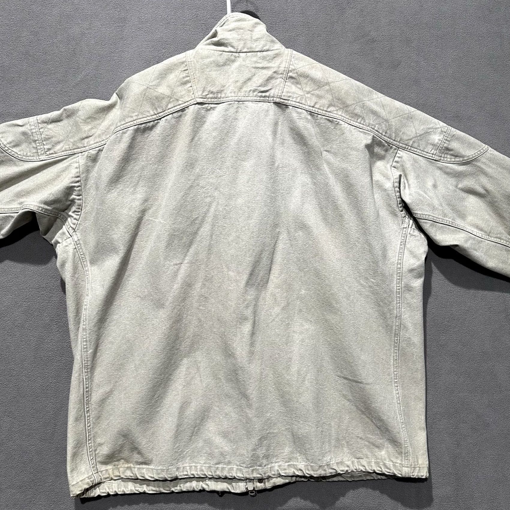 Vintage Columbia Jacket Mens XL Beige Canvas Field Barn Chore Coat Radial Sleeve GUC Vintage Size US XL / EU 56 / 4 - 2 Thumbnail