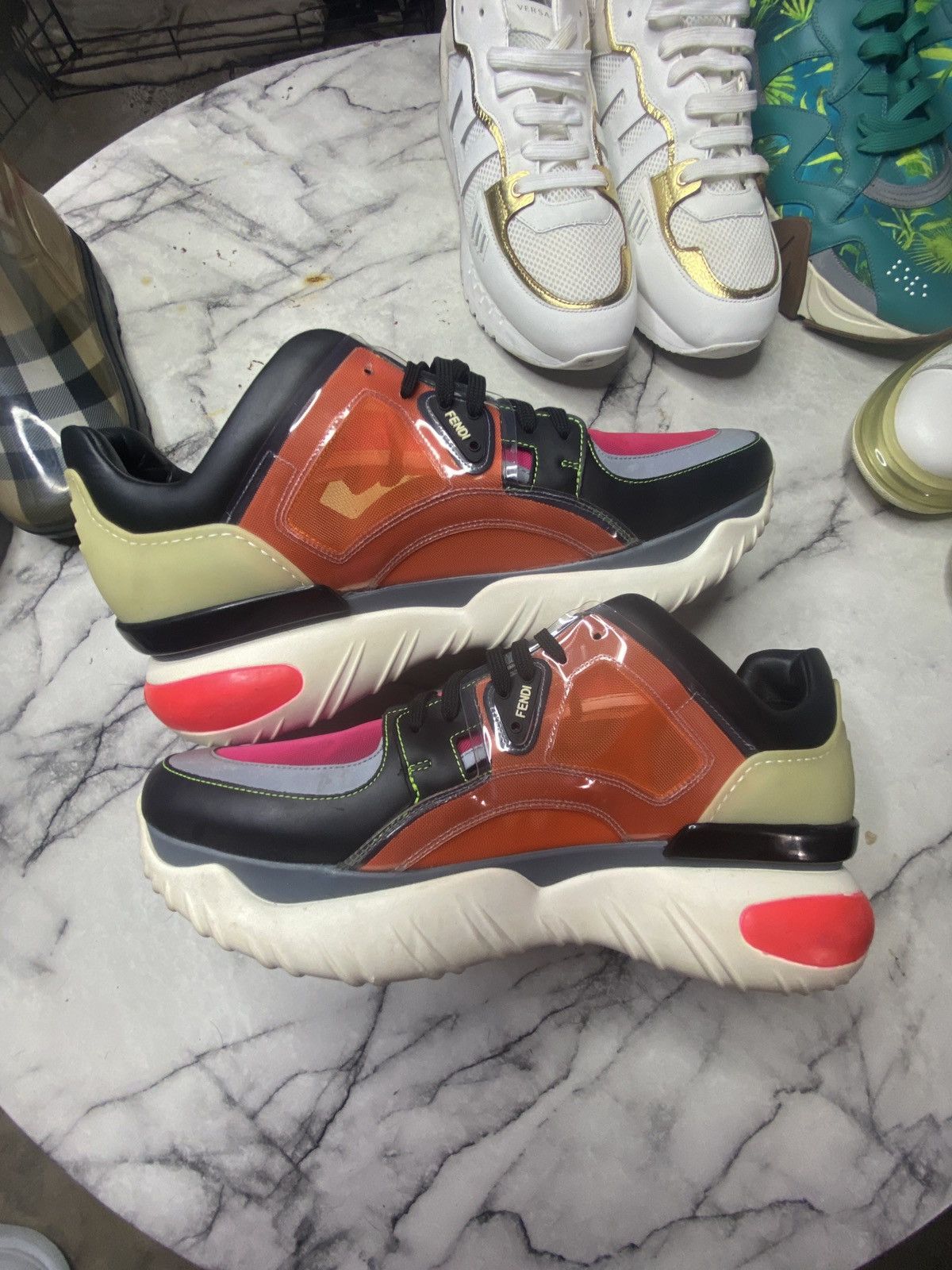 Fendi Fendi platform trainer sneaker Size US 12 / EU 45 - 6 Thumbnail