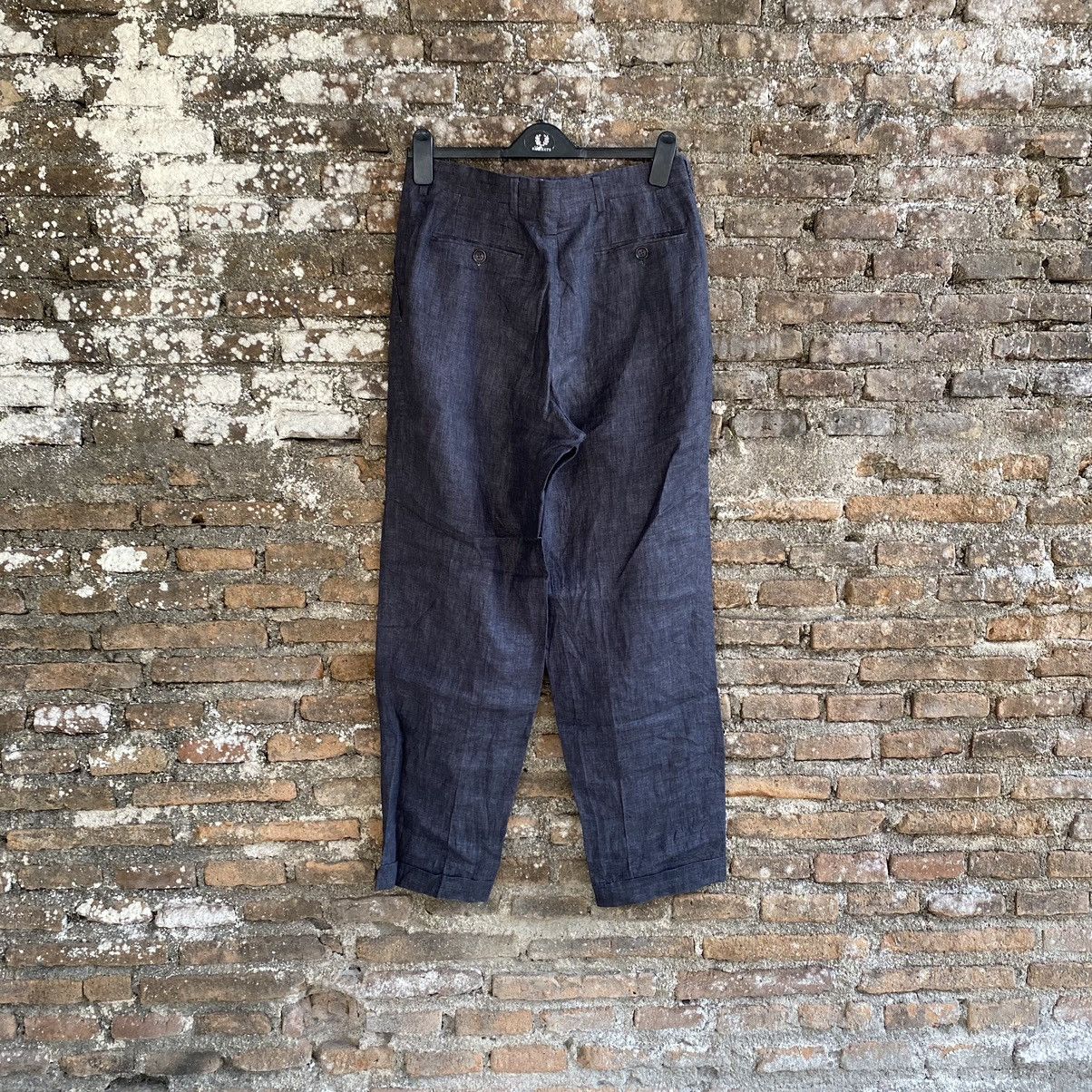 Kenzo × Vintage 💥 GRAIL 💥 Kenzo Homme Linen Pants Size US 31 - 3 Thumbnail
