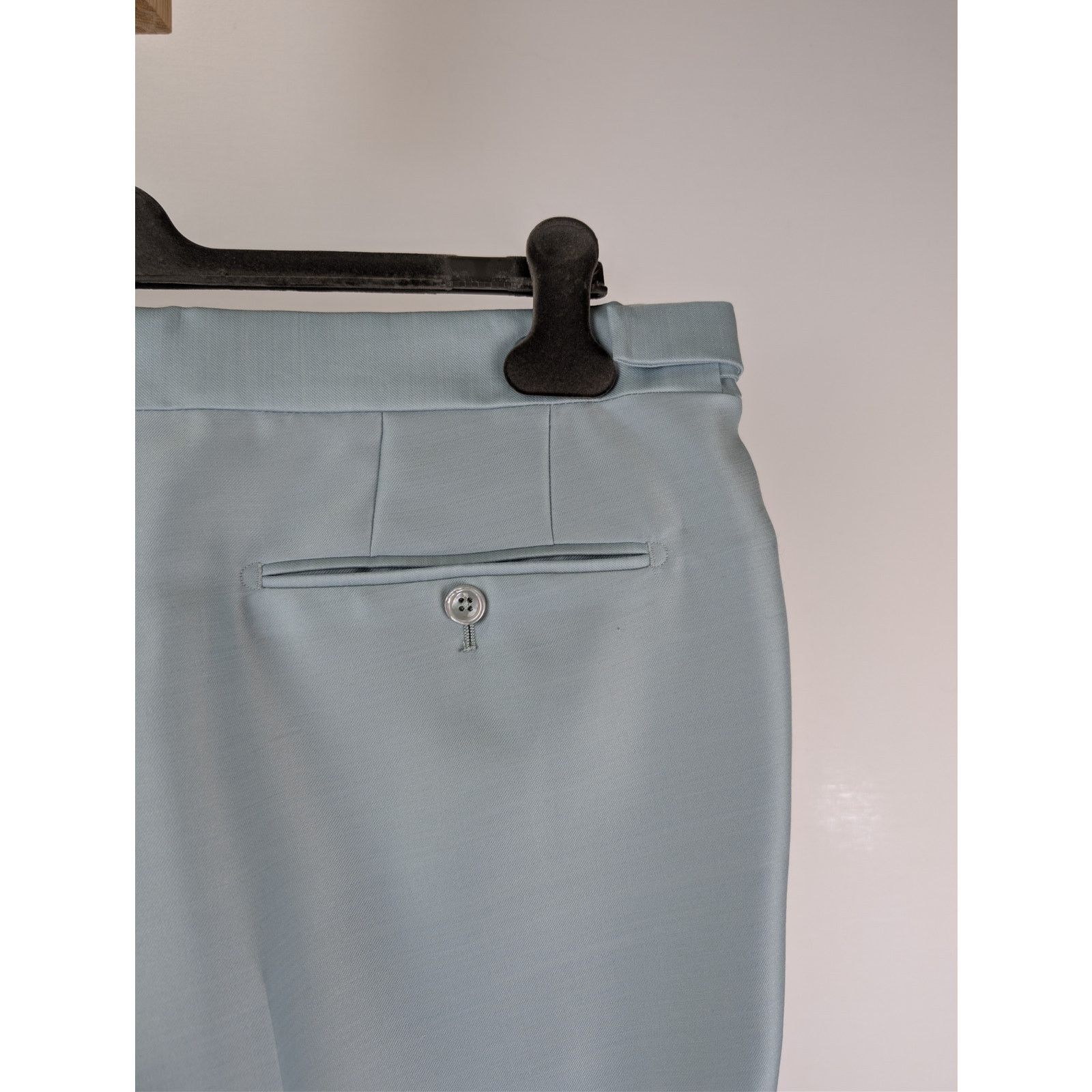 Tom Ford o1rshd1 Suits Blazer And Pants in Light Shiny Blue Size US XXL / EU 58 / 5 - 19 Thumbnail