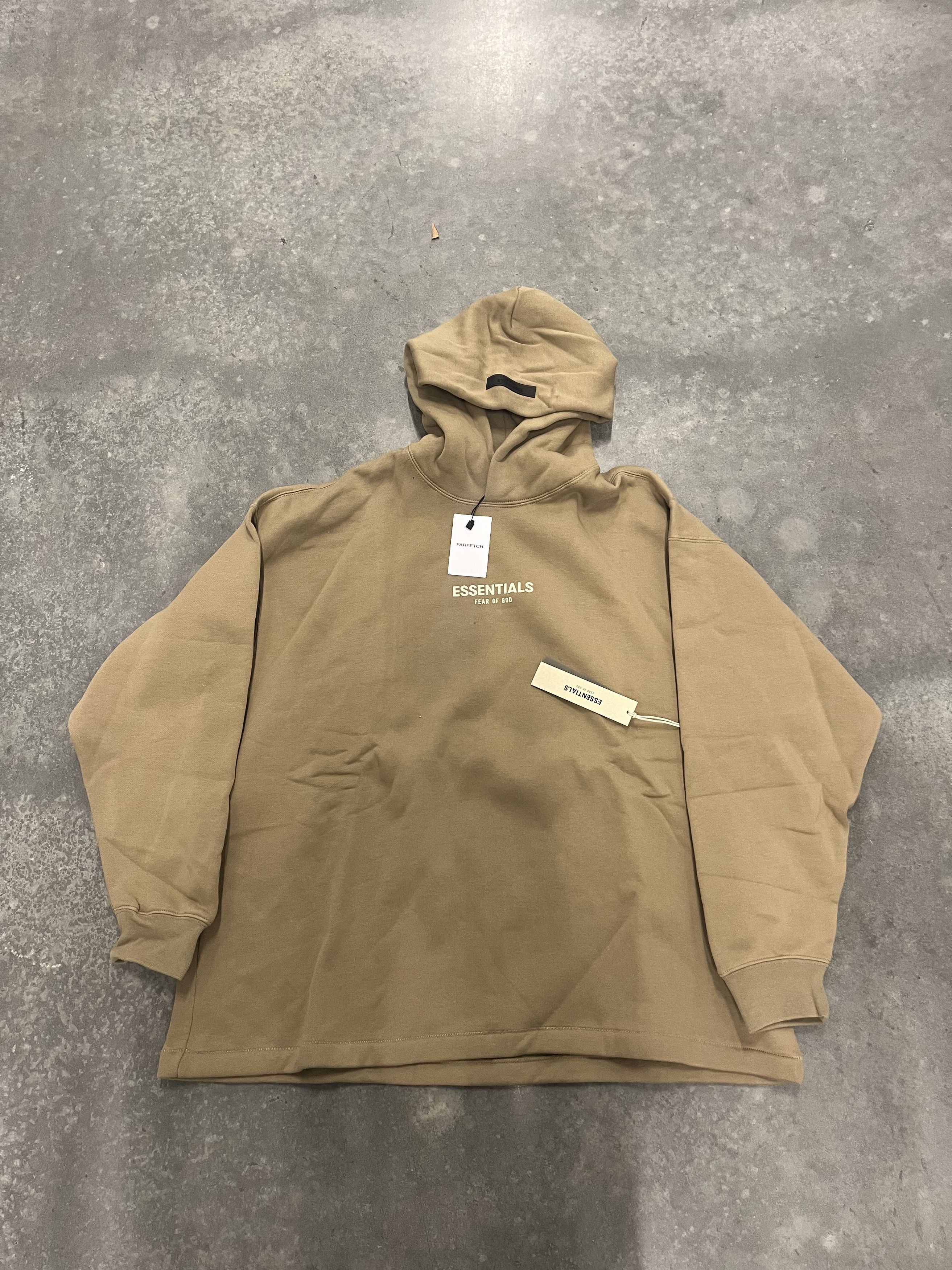 Essentials OAK Fear of God Relaxed Hoodie Sz M