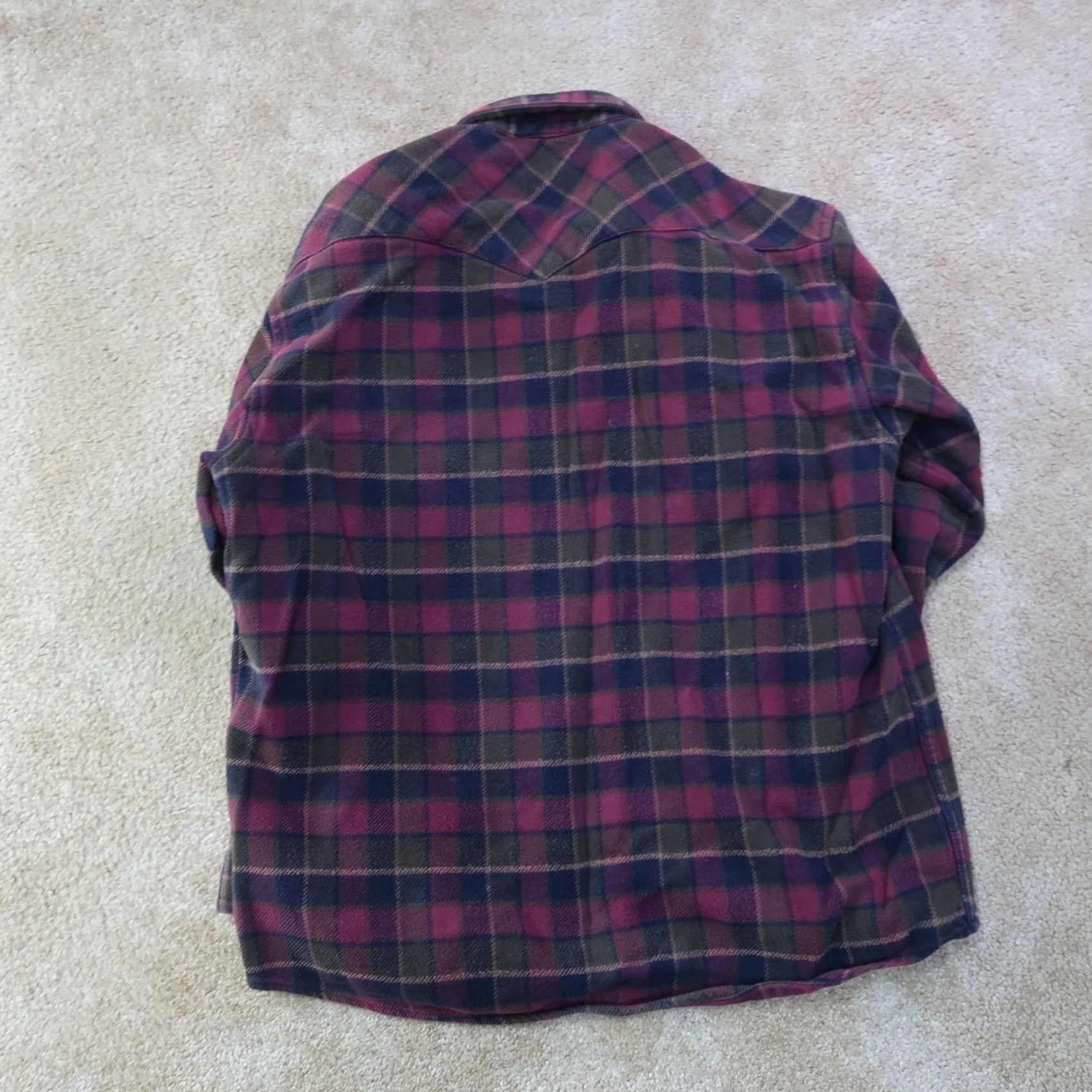 Vintage Field N' Forest Flannel Shirt Long Sleeve Snap Button Front Men's Large Plaid Size US L / EU 52-54 / 3 - 4 Thumbnail