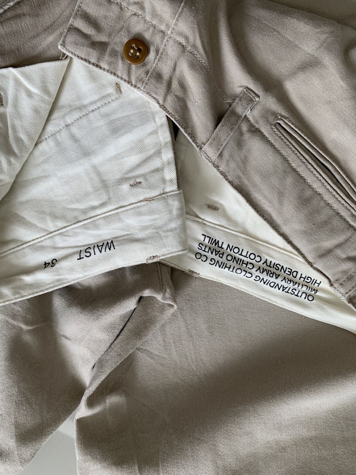 Japanese Brand Outstanding Co Us Army 1941 Military Officer Trousers Size US 32 / EU 48 - 5 Thumbnail