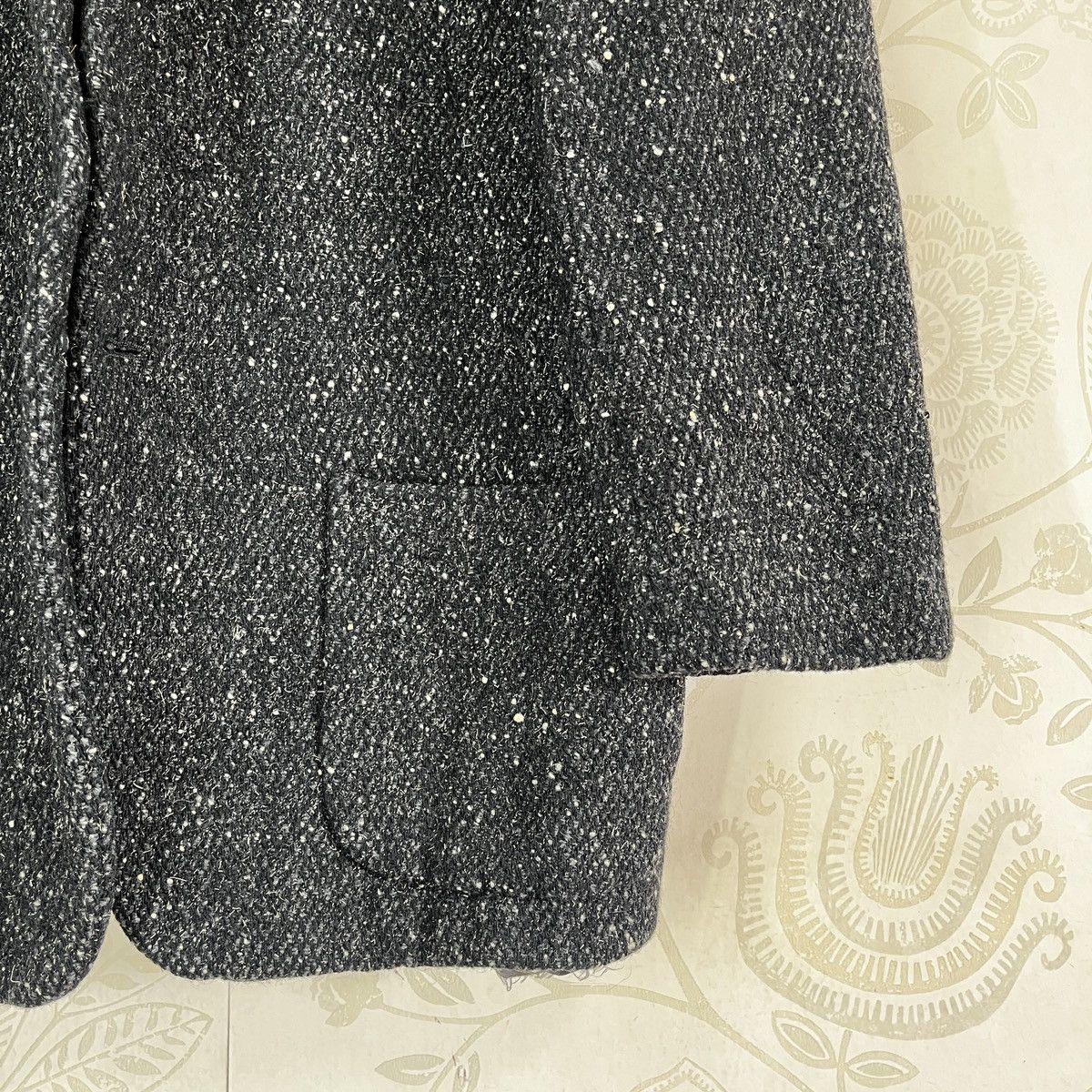 Vintage × Y's for Men × Yohji Yamamoto Y's Hommes YOHJI YAMAMOTO Coat Wool Jacket Size 44R - 10 Thumbnail